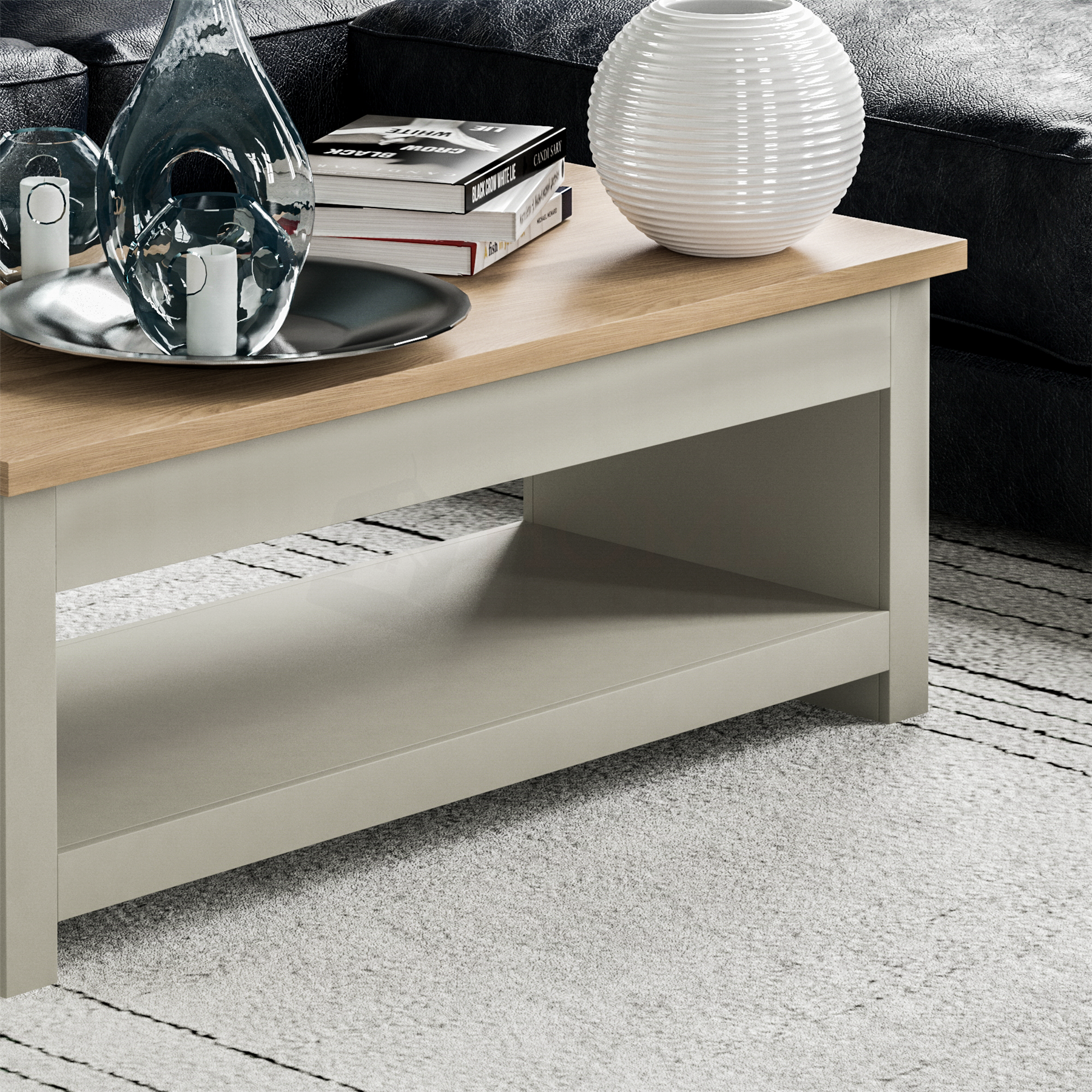 Arlington Chest of Drawers Table Bookcase Sideboard Bedroom Living Room MDF Grey - Picture 12 of 210