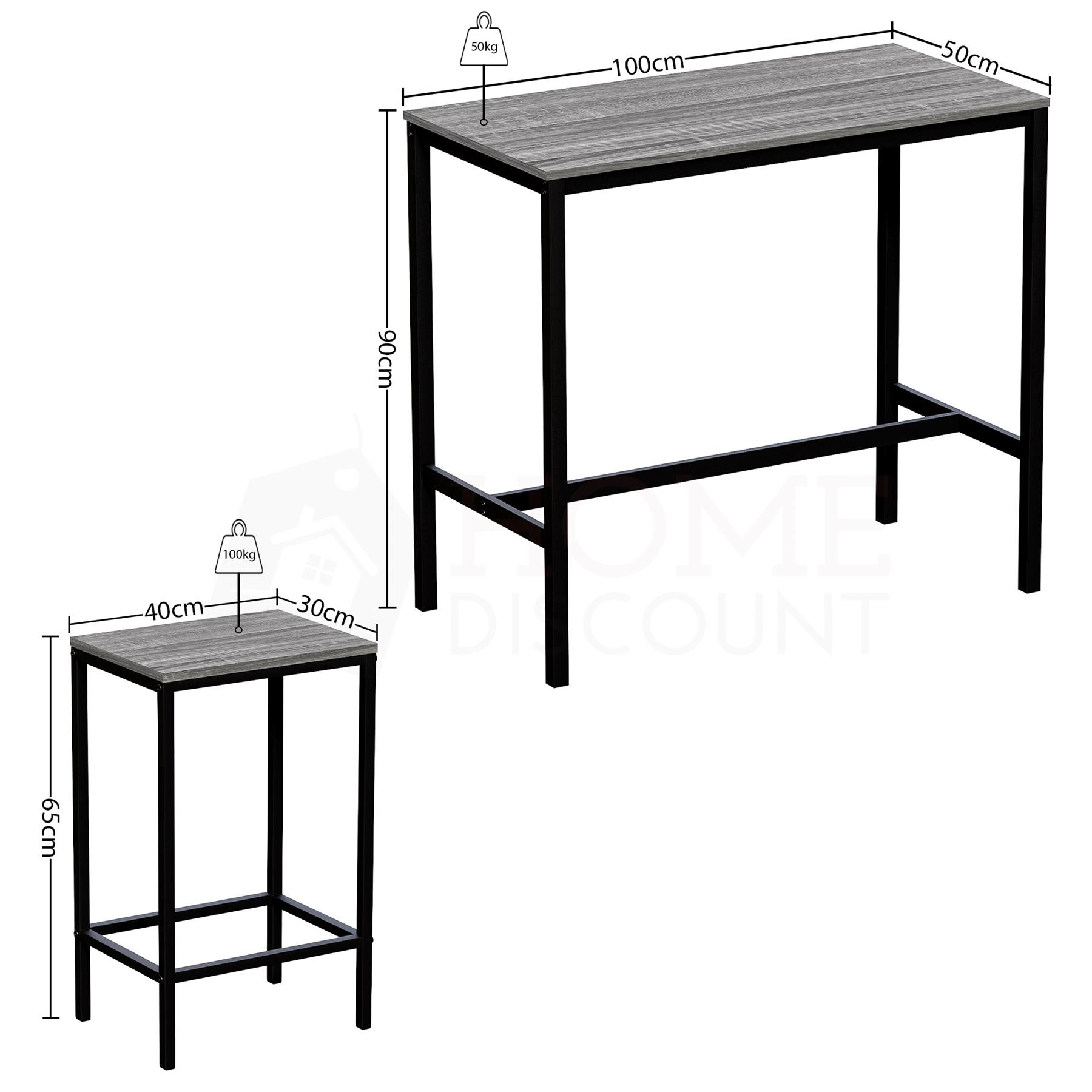 Vida Designs Dining Table Chairs Bar Stool Bench Set Kitchen Dining Furniture - Picture 9 of 23
