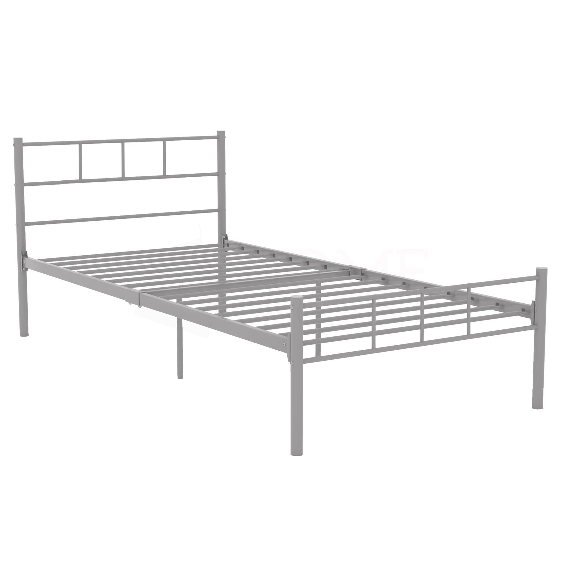 Dorset Double King Size Single Bed Metal Steel Frame 4ft6 5ft Bedroom