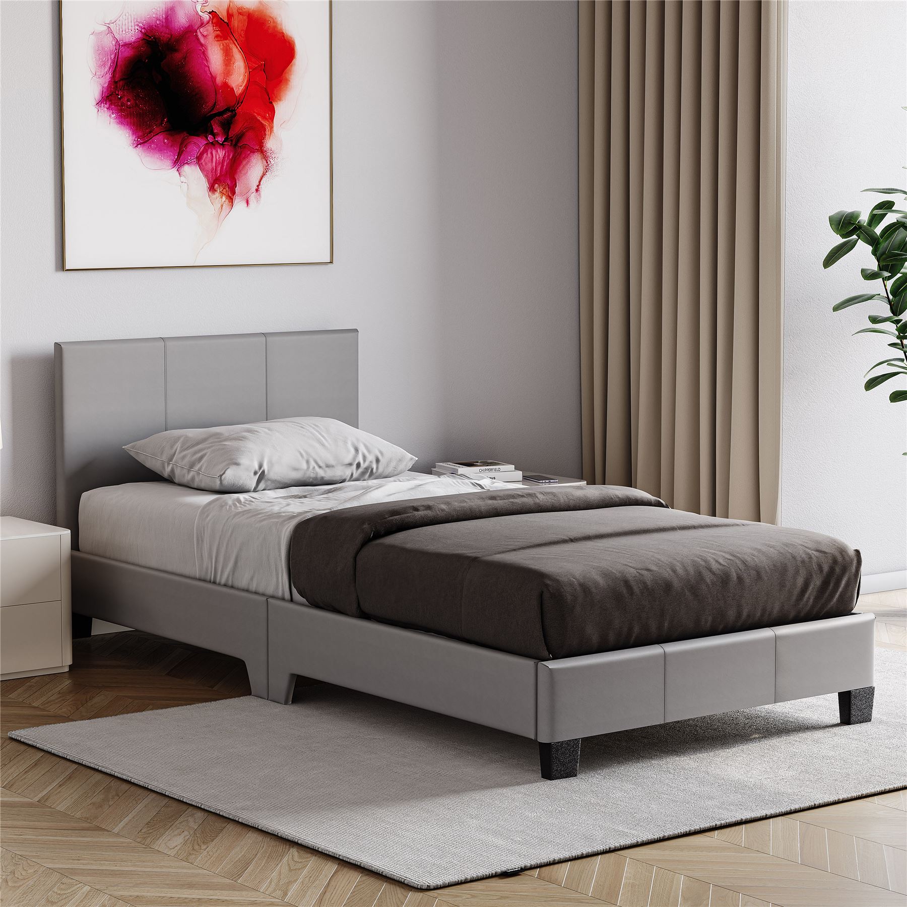 Bed Faux Leather Small Double King Size 3FT 4Ft 5Ft Ottoman Storage UKFR - Picture 29 of 75