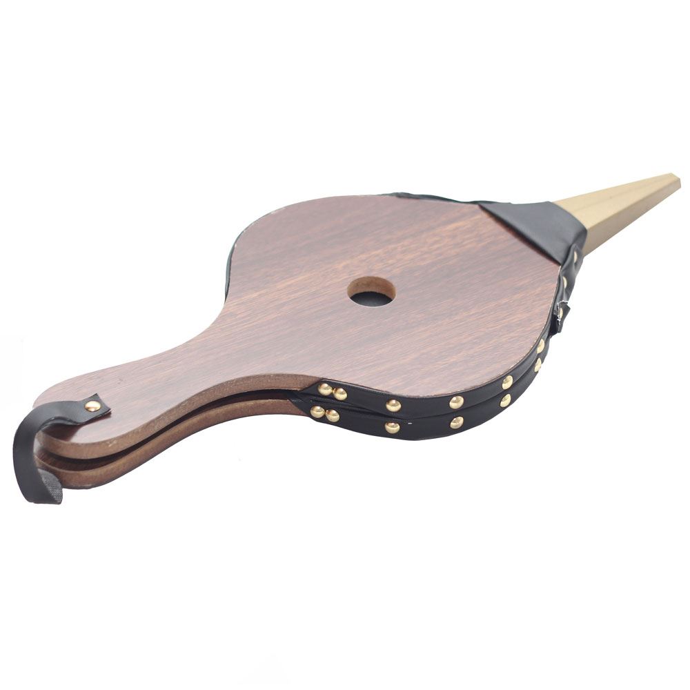 Fire Bellows Light & Dark Brown Fireplace Traditional
