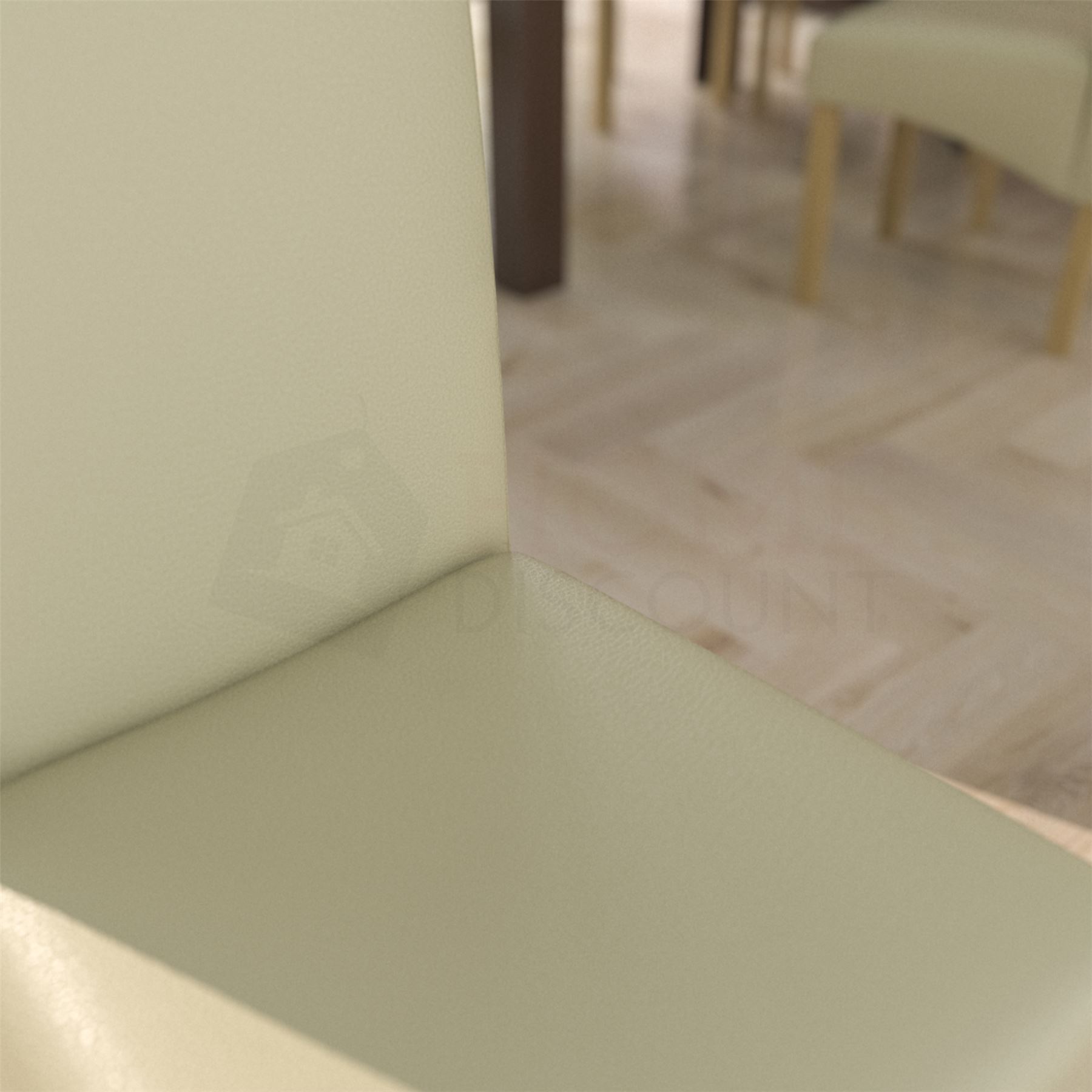 Dining Table & Chairs Set 4/6 Faux Leather Fabric Kitchen Padded Seat Furniture - Picture 70 of 87
