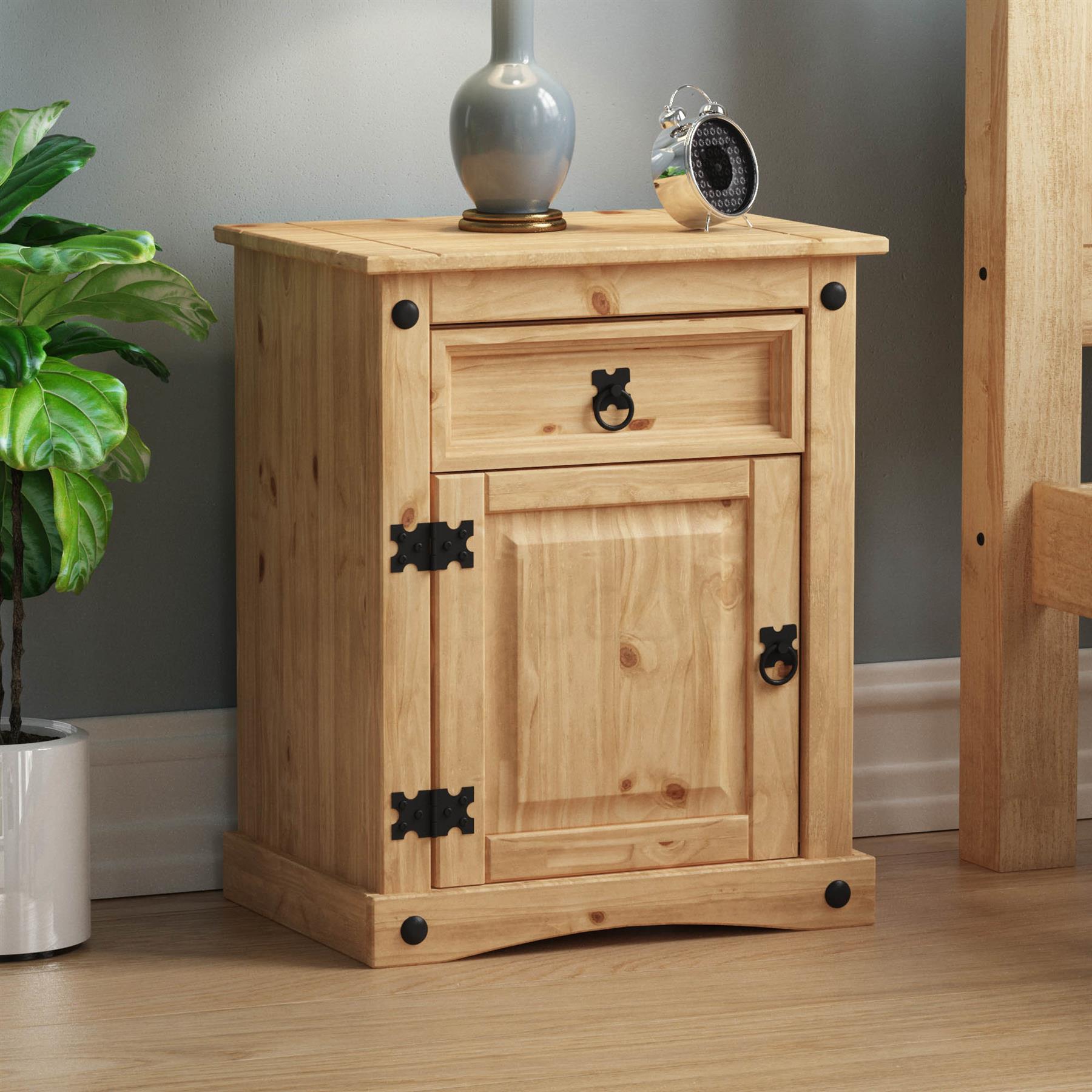 Corona Chest of Drawers Wardrobe Bed Mexican Solid Waxed Pine Bedroom Furniture - Picture 127 of 129