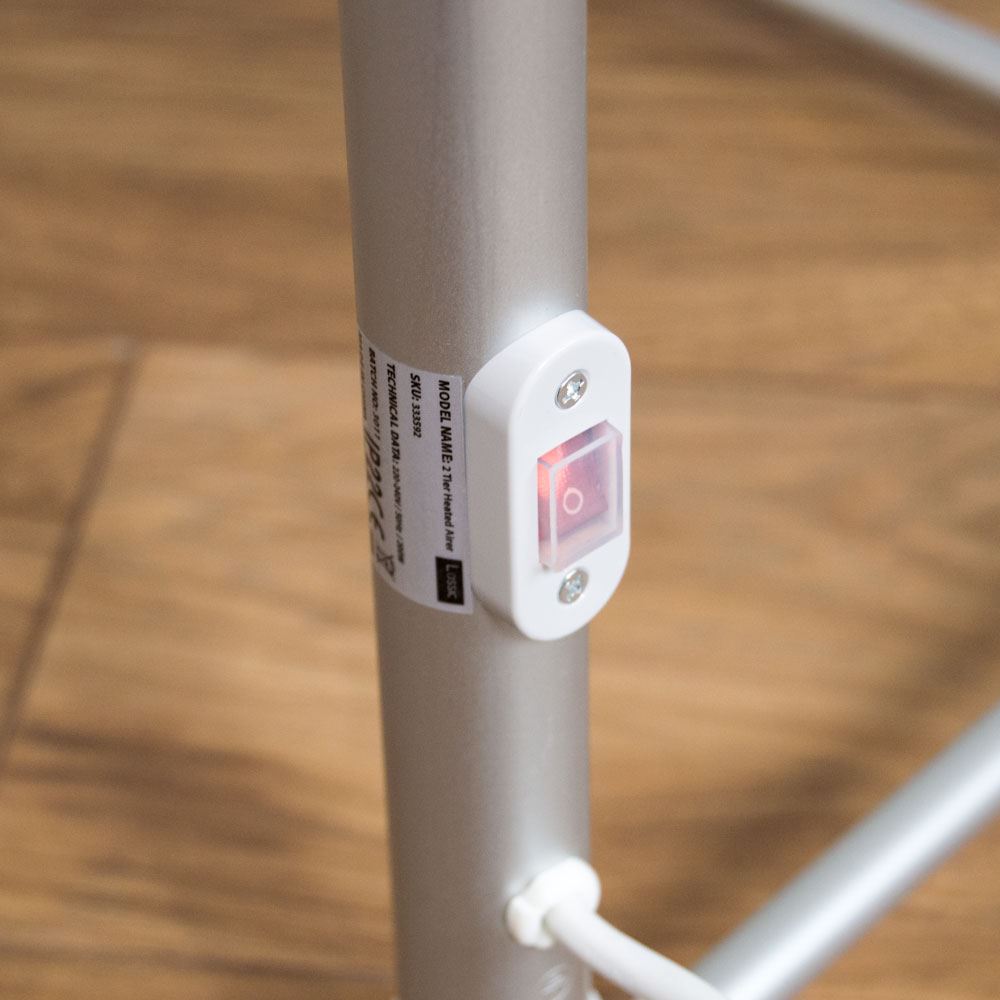 Portable Heated Clothes Airer Folding Indoor Laundry Washing Dryer