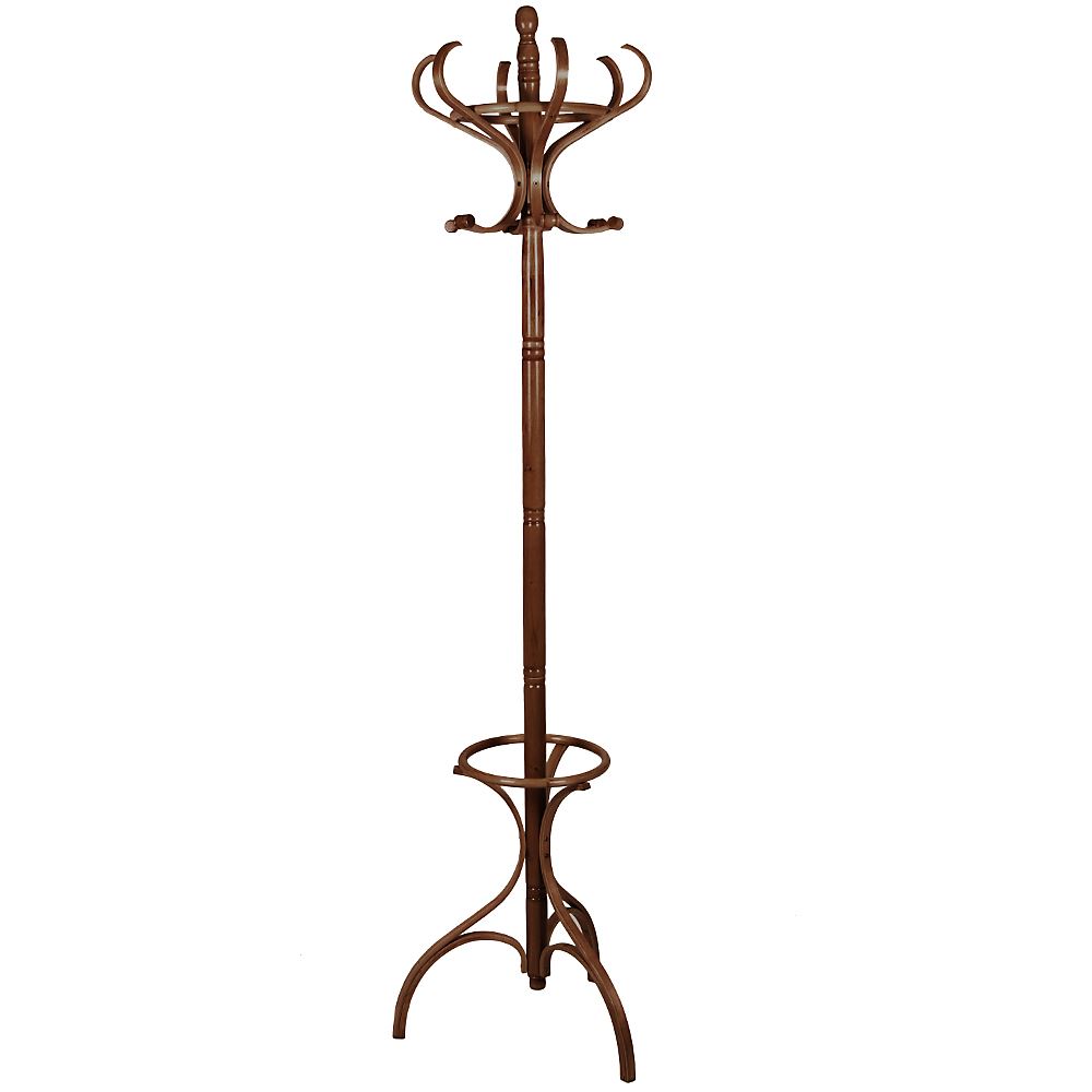 Coat Stand Bentwood 3 Leg Floor Standing Hat Rack Premium Pine By Home
