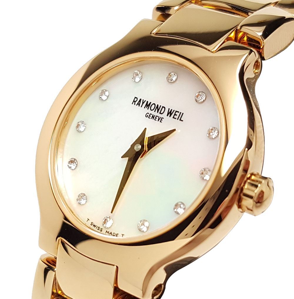 Raymond Weil Chorus Ladies Watch 18K Gold Plated 5892P97200 eBay