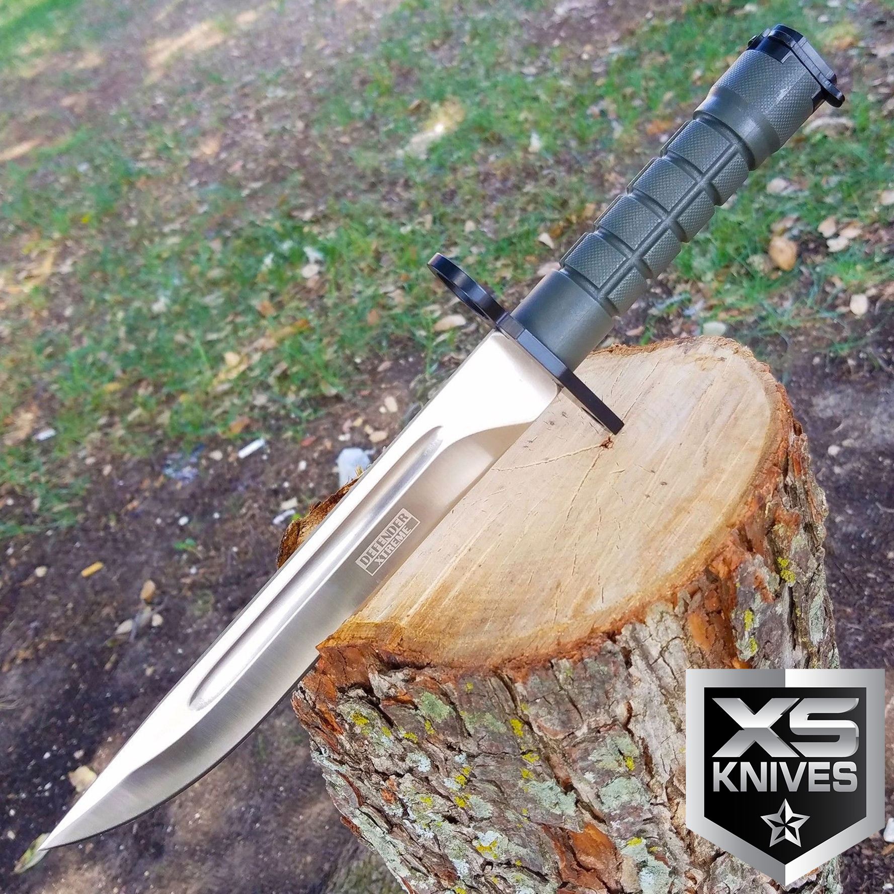 13" SURVIVAL BAYONET US Military Tactical Hunting Knife Fixed Blade ...