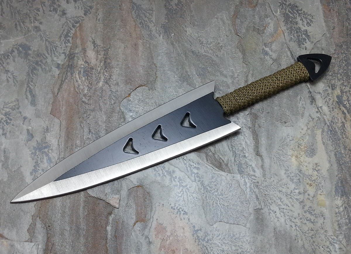 6.5" 6pc SET Paracord Wrapped Arrowhead Throwing Knives w/ Nylon Sheath eBay