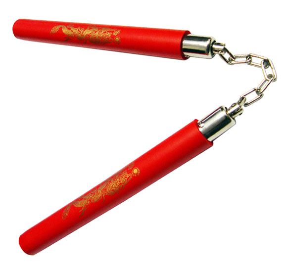 Golden Dragon Padded Foam Practice Nunchucks Toy Nunchaku BR68 eBay