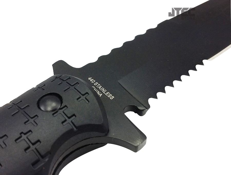 9" Navy SEALs Tactical Combat Bowie Knife w/SHEATH Military Fixed Blade Survival 761449716227 eBay