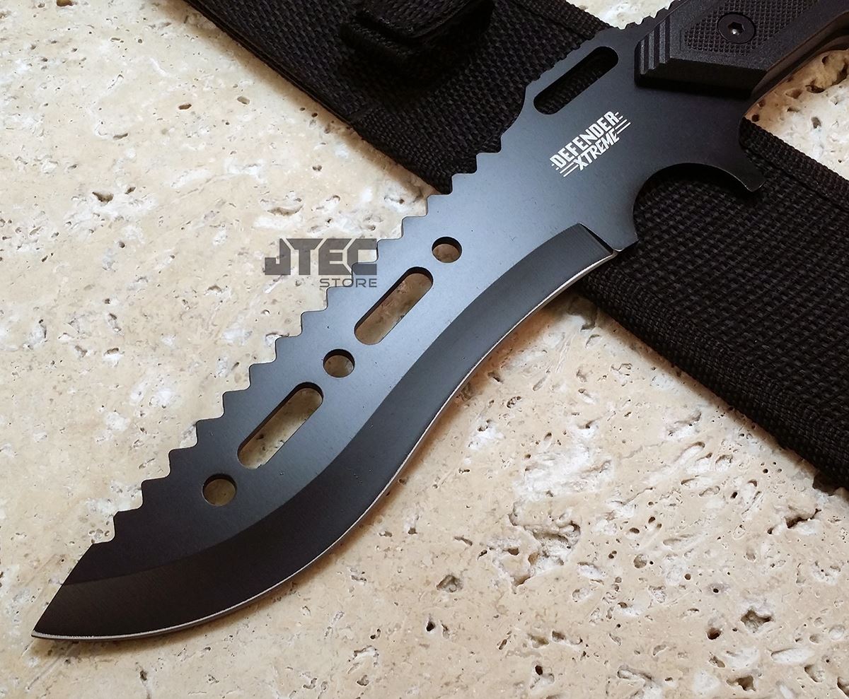 12" TACTICAL COMBAT SURVIVAL Rambo Full Tang FIXED BLADE KNIFE Hunting