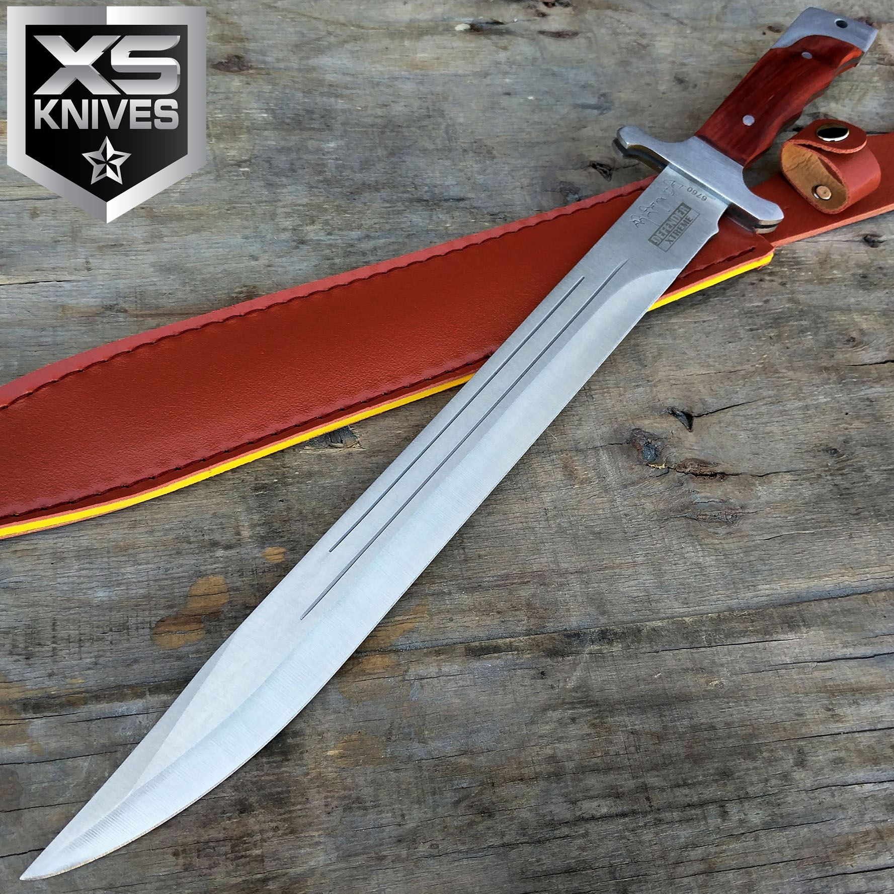 18" FULL TANG RAMBO SWORD MACHETE TACTICAL SURVIVAL HUNTING FIXED BLADE