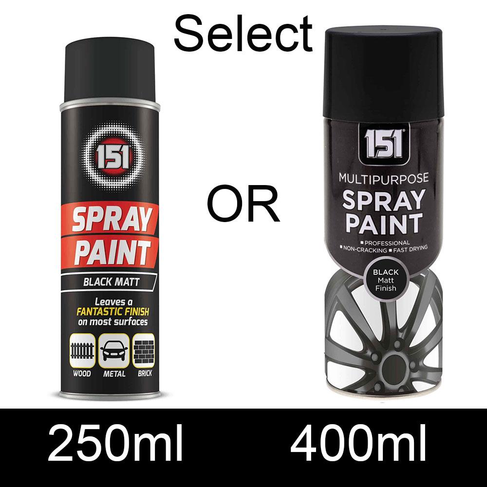 Spray Paint Matt Gloss Metallic Chalk Primer Glitter Wood Metal Plastic