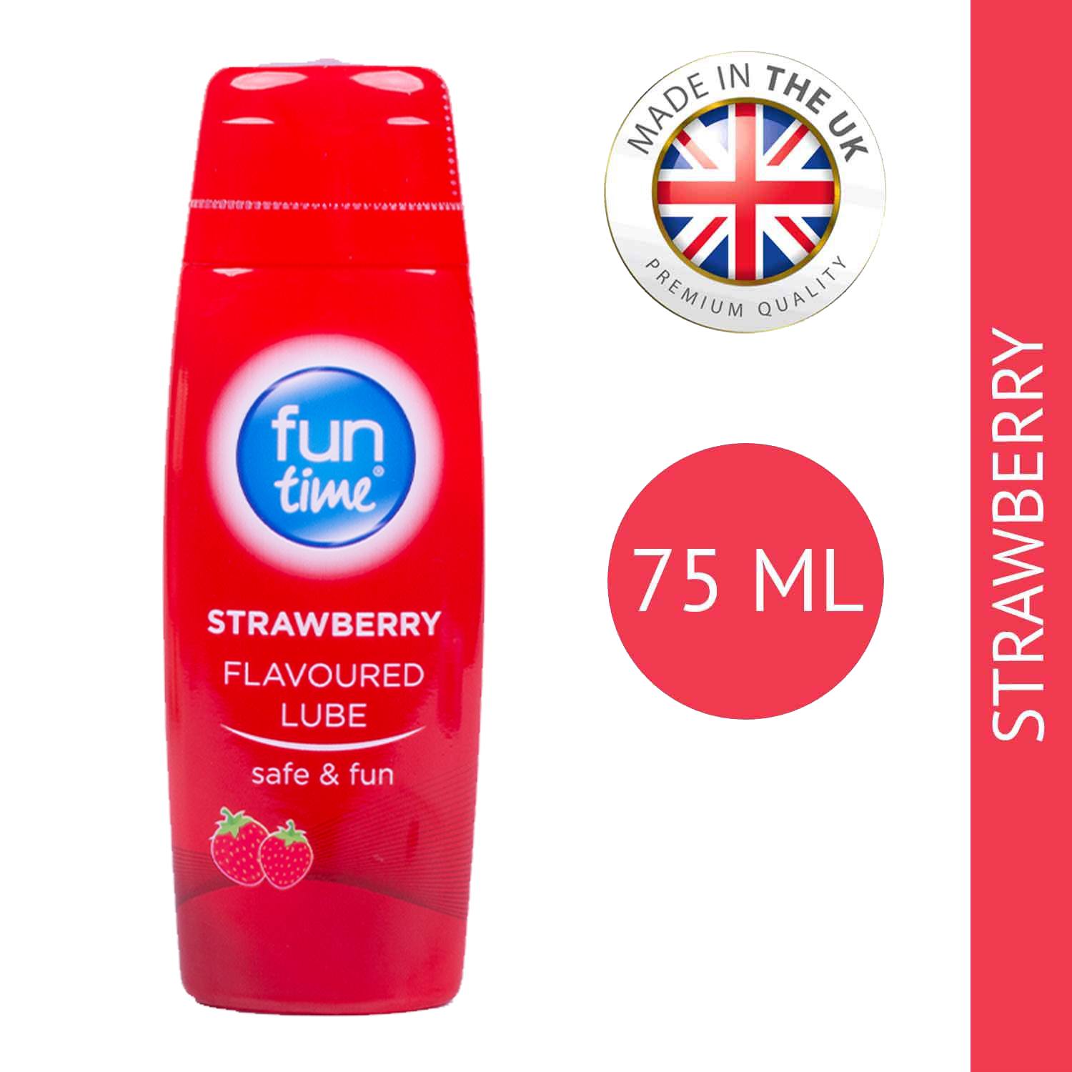 Fun Time Play Sex Lube Sensual Massage Gel Water Based Flavoured Lubricants 75ml - Picture 7 of 9