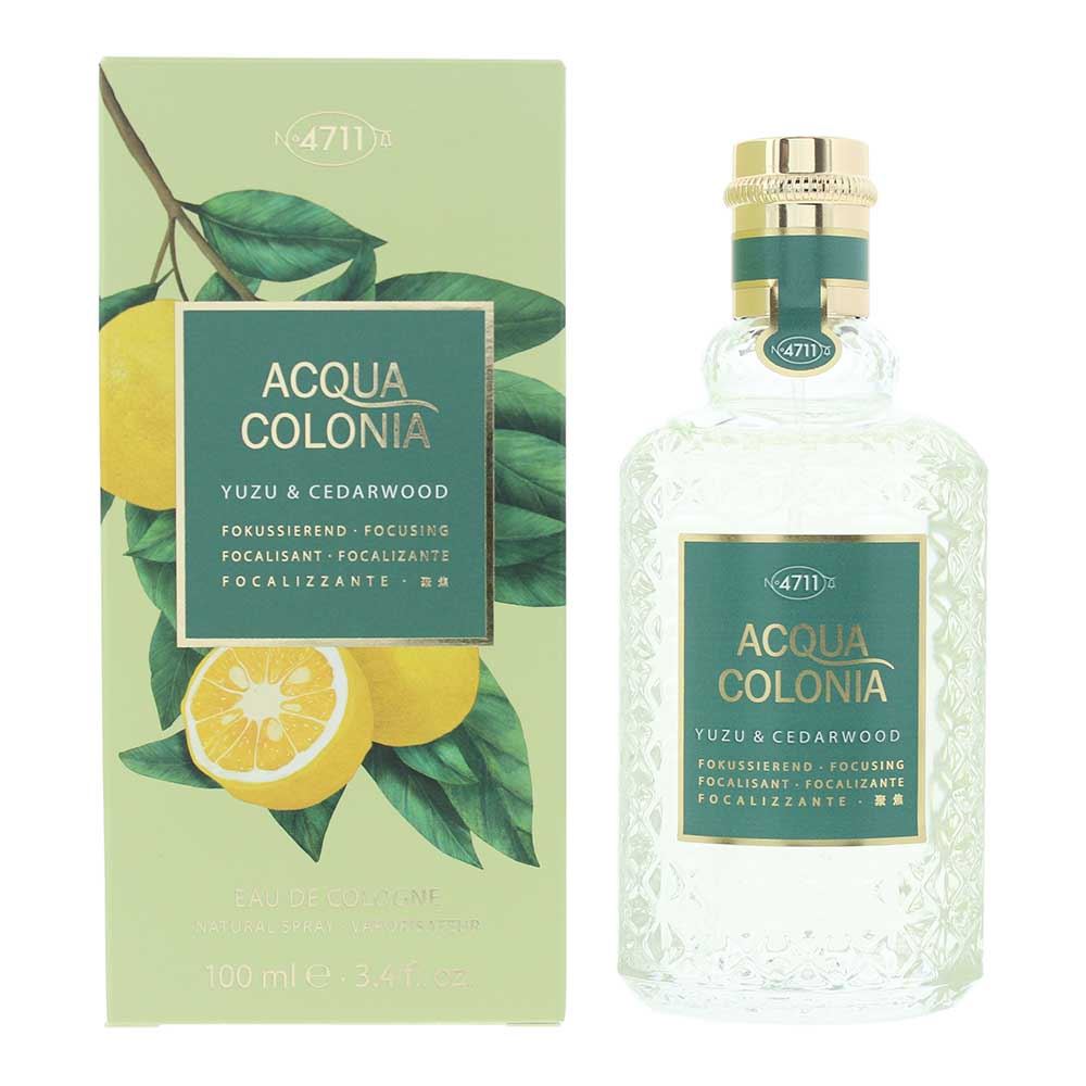 香水(ユニセックス) Acqua Colonia Eau de Cologne 100ml 4711 Acqua Colonia Yuzu Cedarwood Eau de Cologne 100ml For Unisex