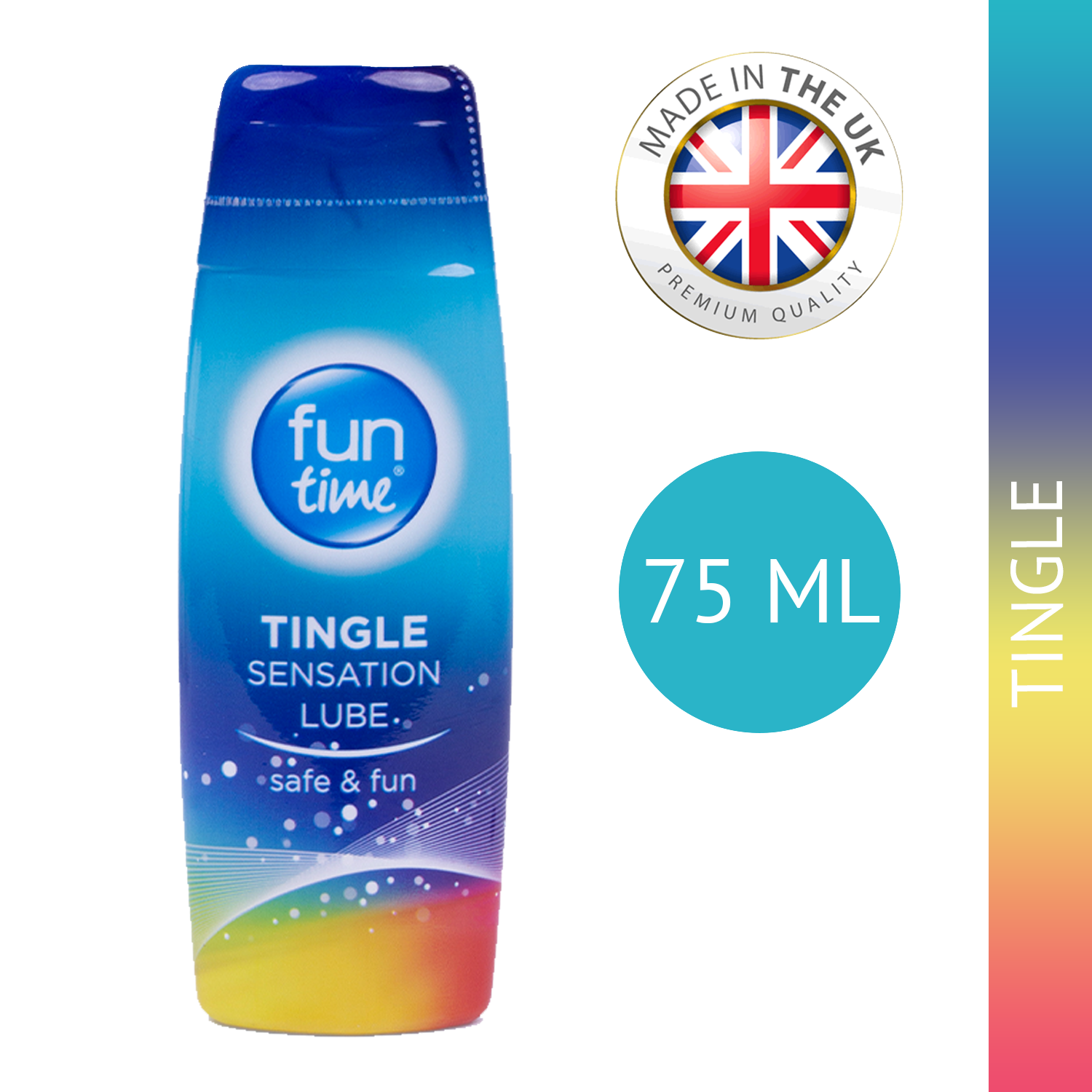 Fun Time Play Sex Lube Sensual Massage Gel Water Based Flavoured Lubricants 75ml - Picture 8 of 9