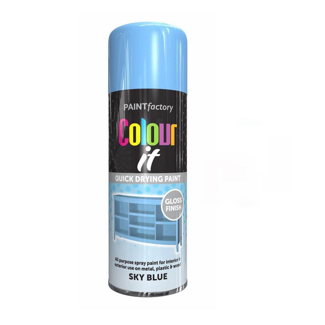 All Purpose Spray Paint Aerosol Matt Gloss Satin Primer Metal Wood Plastic - Picture 111 of 133