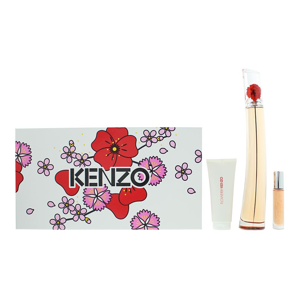 Kenzo Flower L'absolue Eau De Parfum Piece Gift Set For Women