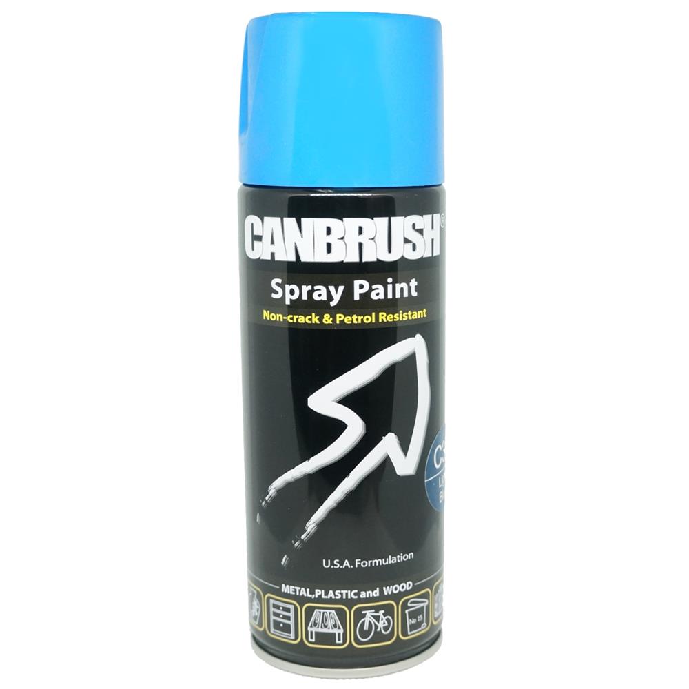Canbrush Spray Paint Aerosol All Purpose Fast Drying Metal Wood Plastic