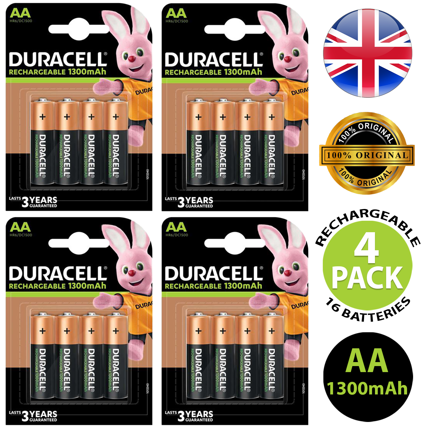 S6890 Duracell AA 1300mAh Recharge - Picture 6 of 6
