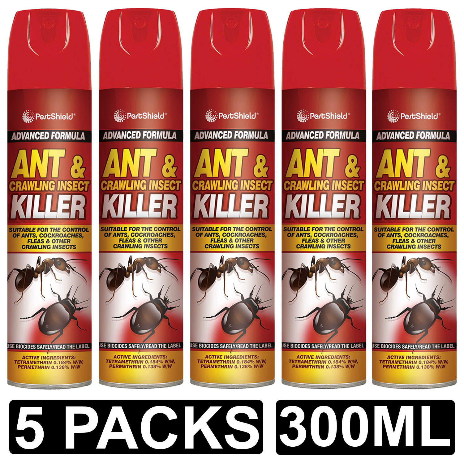 Pestshield Ant & Crawling Insect Killer Spray Can Instant Affect Kill 300ml - Picture 11 of 20