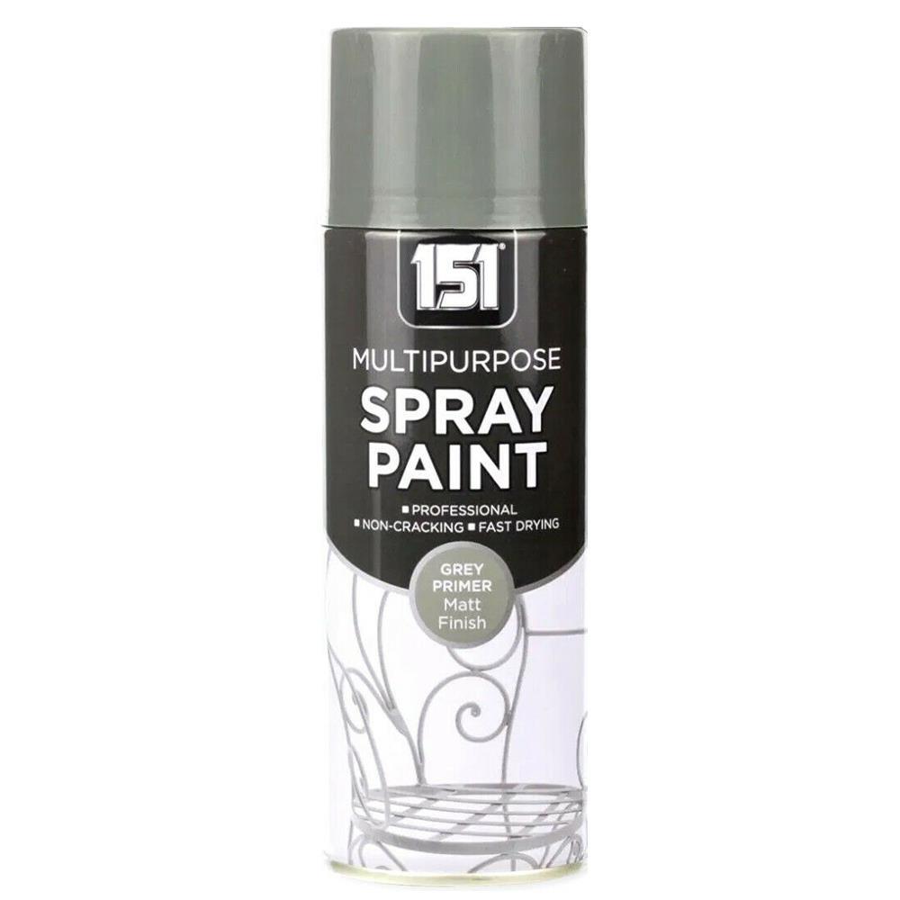All Purpose Spray Paint Aerosol Matt Gloss Satin Primer Metal Wood Plastic - Picture 62 of 133