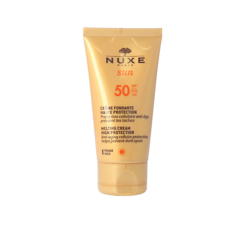 nuxe sun high protection fondant cream for face spf 50