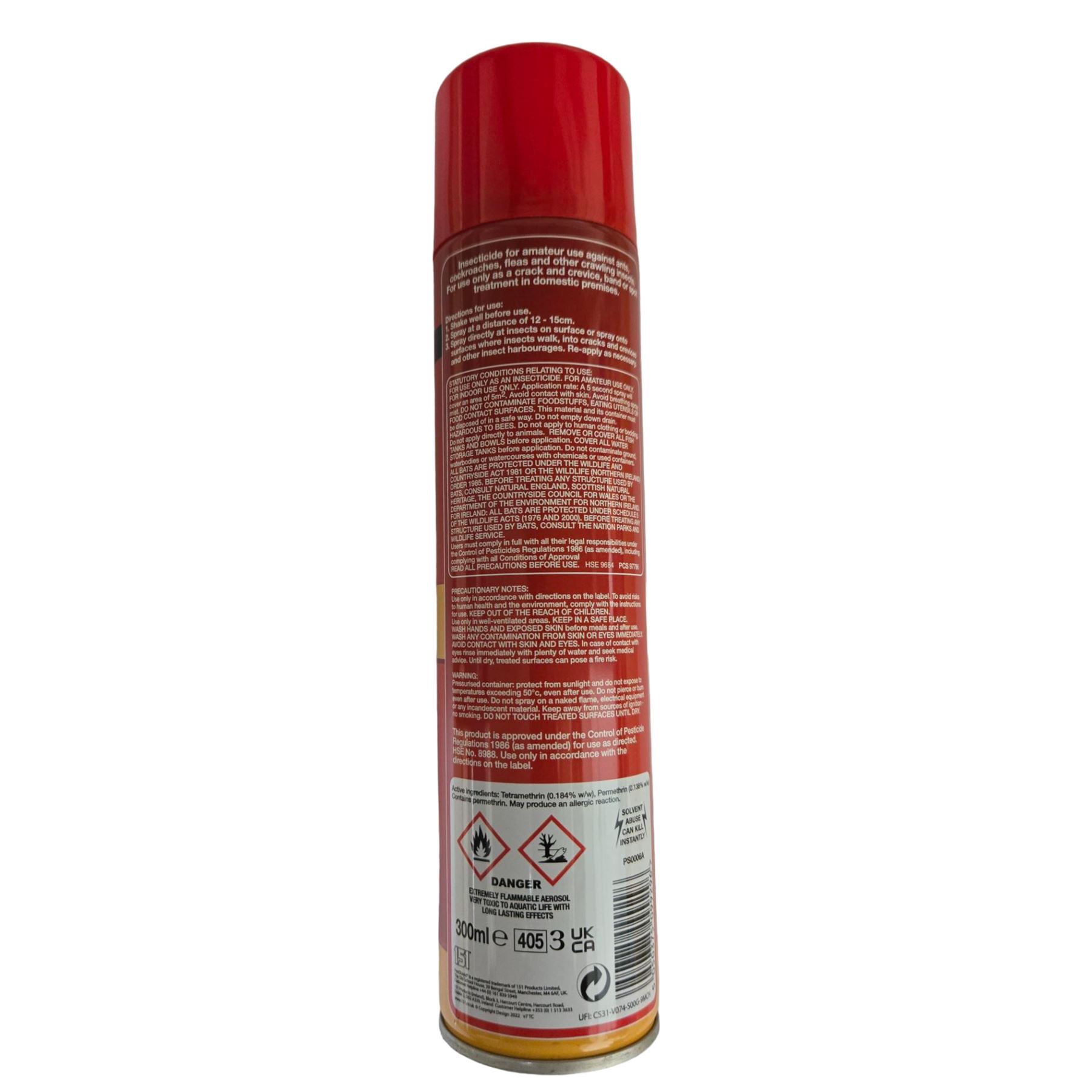 Pestshield Ant & Crawling Insect Killer Spray Can Instant Affect Kill 300ml - Picture 6 of 20