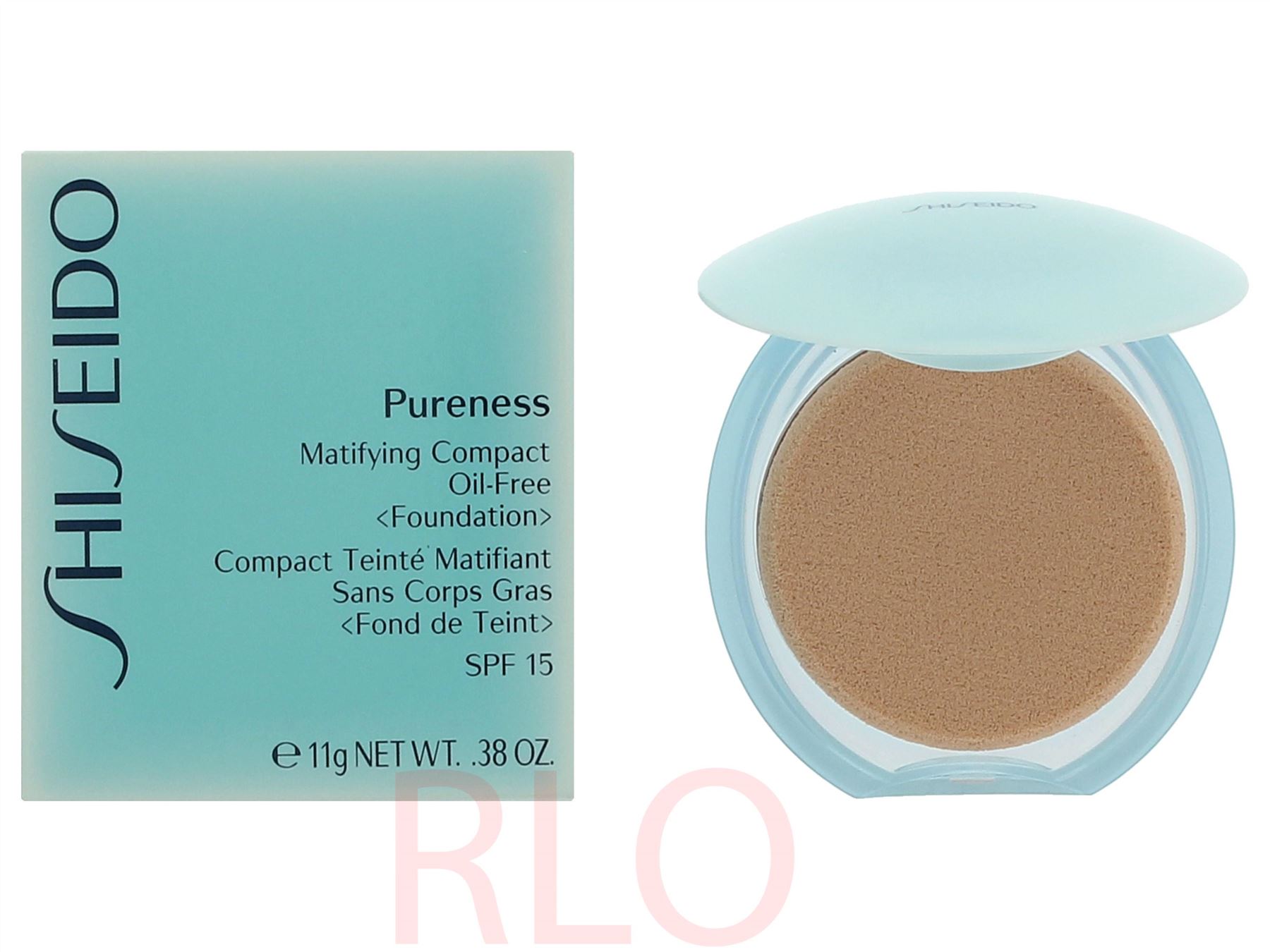 Shiseido pureness matifying compact Oil free 11g shade: 10 Light ivory (730852167131)