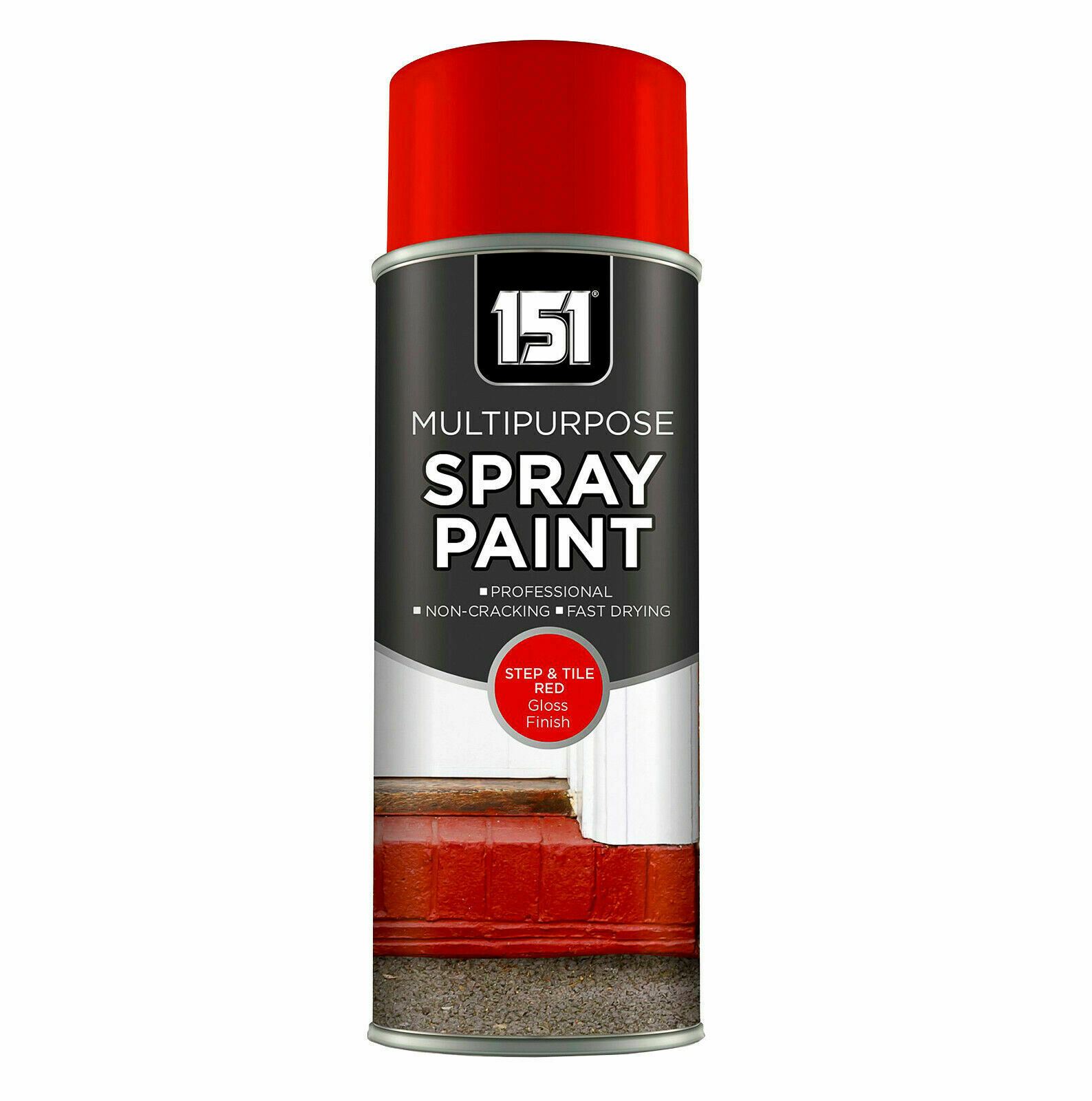 red metal paint spray