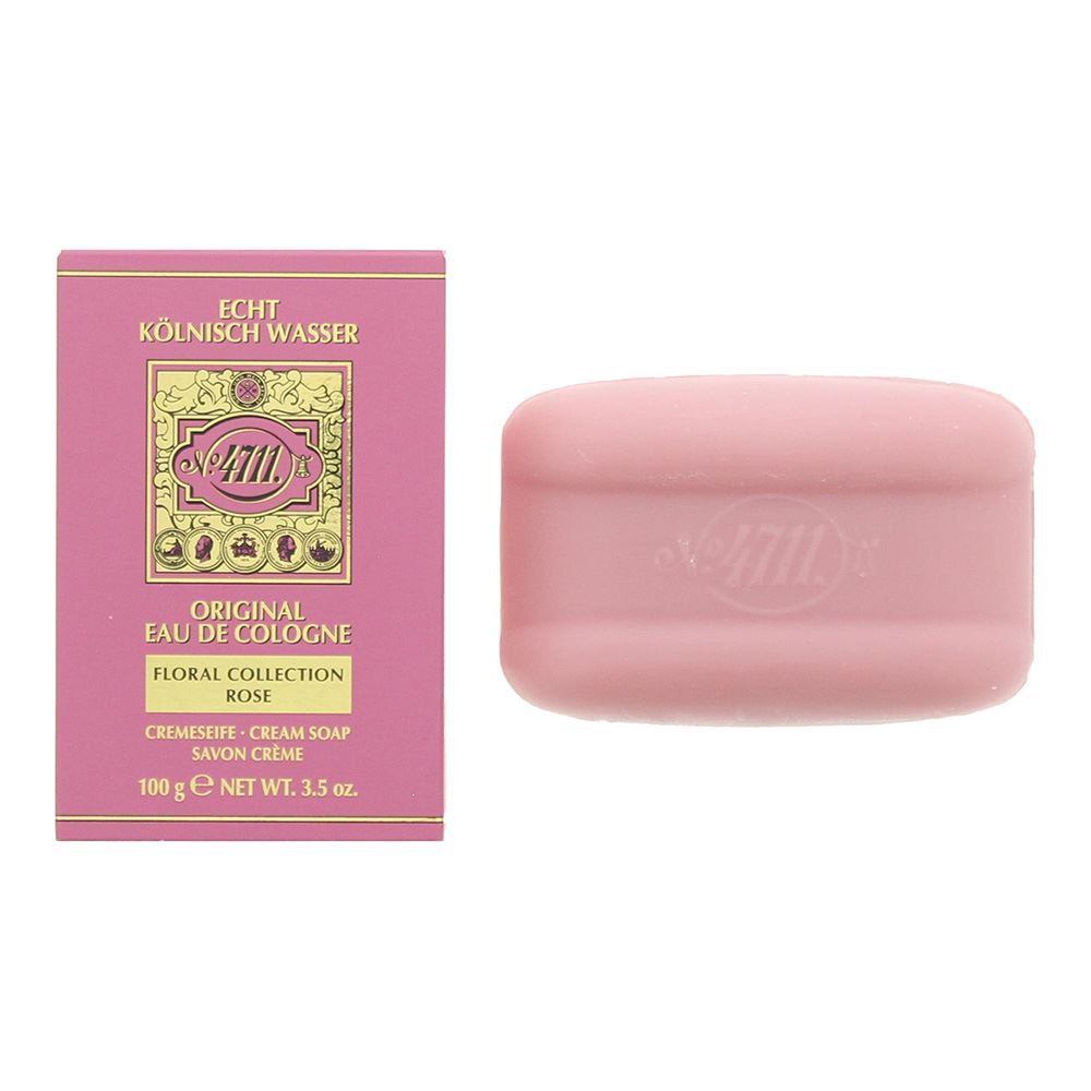 4711 Floral Collection Rose Cream Soap 100g For Unisex - Main Image