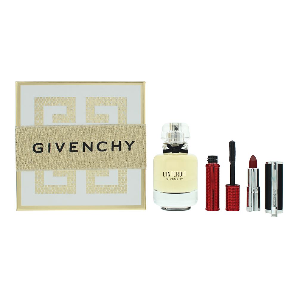 GIVENCHY L'INTERDIT セット Givenchy L'interdit 3 Piece Gift Set: EDP 50ml - Mascara 4g