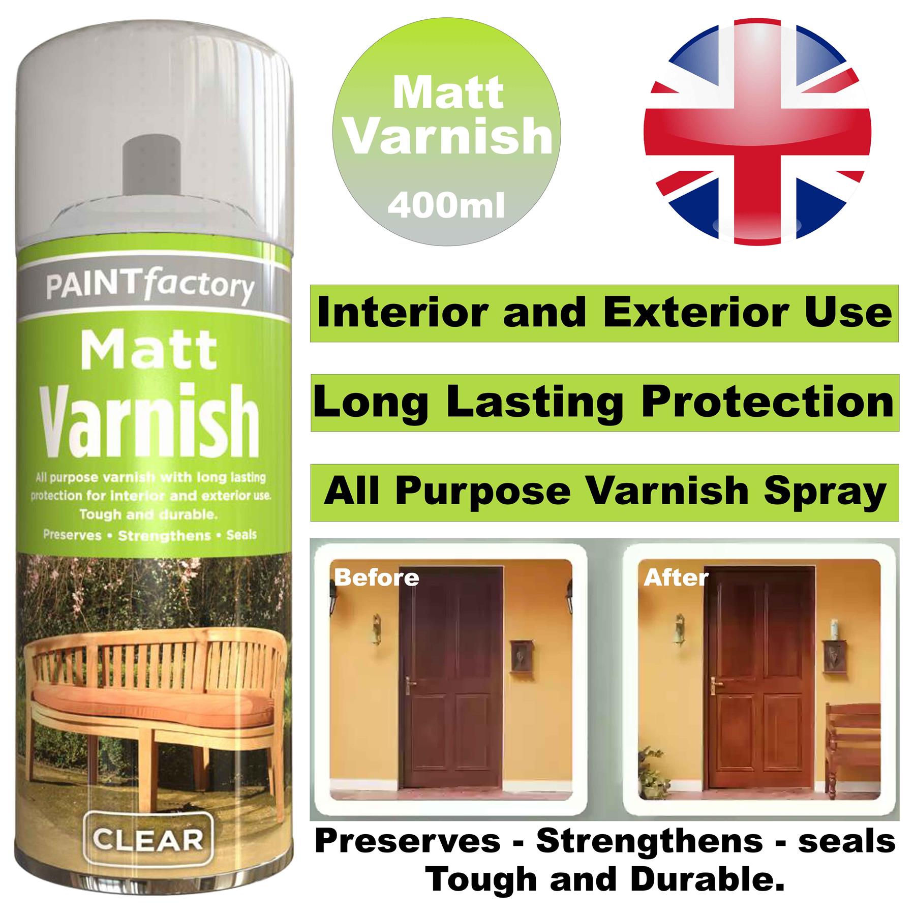 Spray Paint for Metal, Wood ,Plastic Matt Gloss Satin Primer All Purpose 400ML - Picture 77 of 281