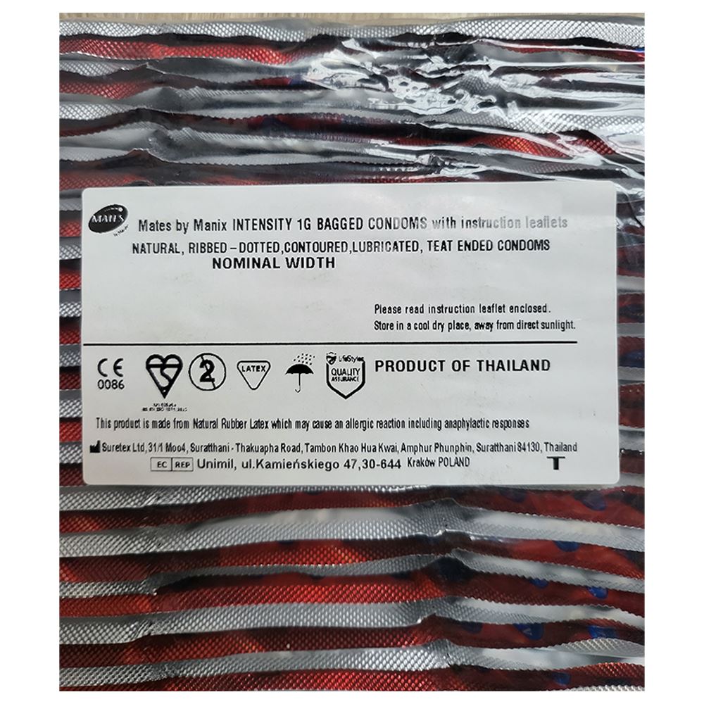 Mates by Manix Ultra Thin Natural Intensity King Size Conform Condoms - Picture 6 of 16