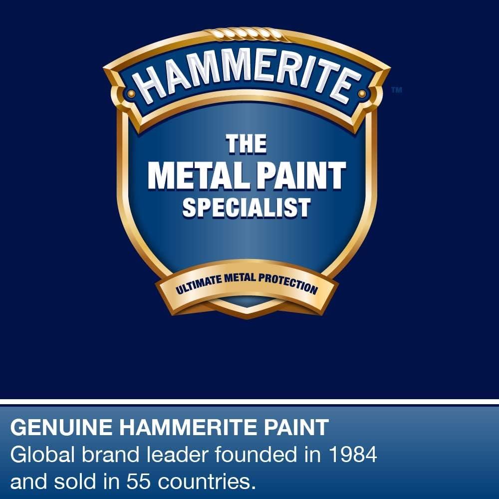 Hammerite Metal Aerosol Hammered Paint - White - 400ml