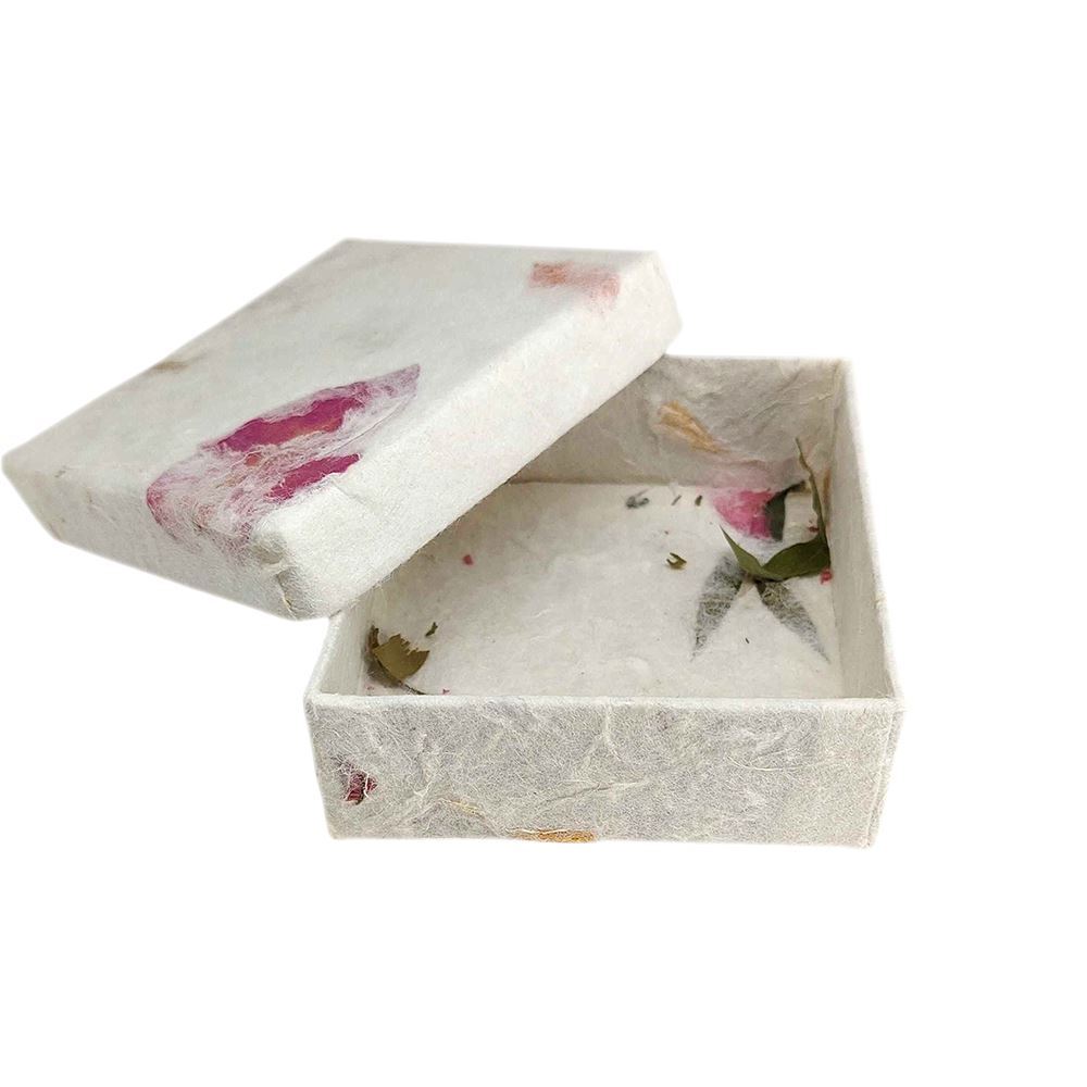 Mulberry Paper Gift Box| 8x8x4cm| Single