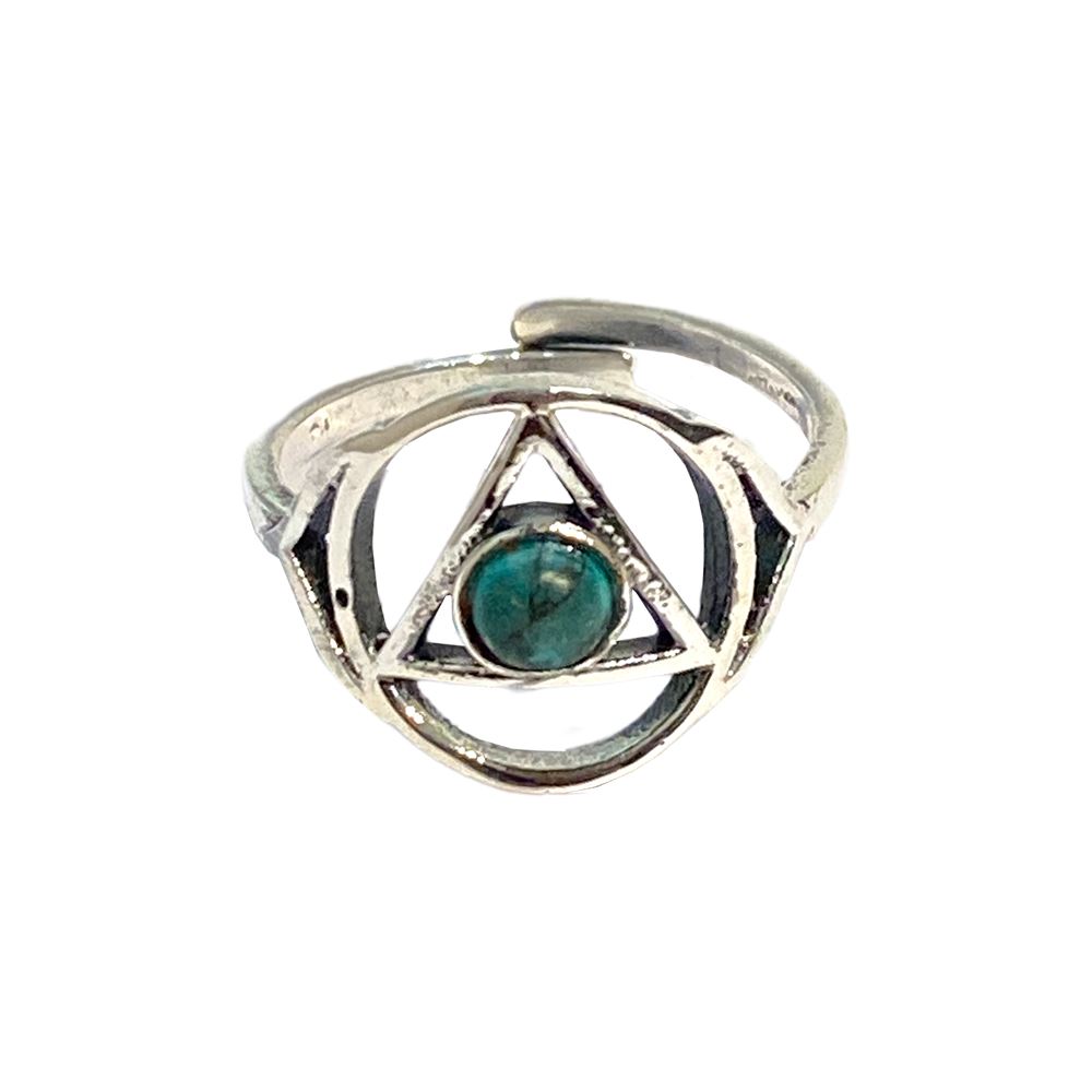 Silver-Plated Adjustable Ring (#25)