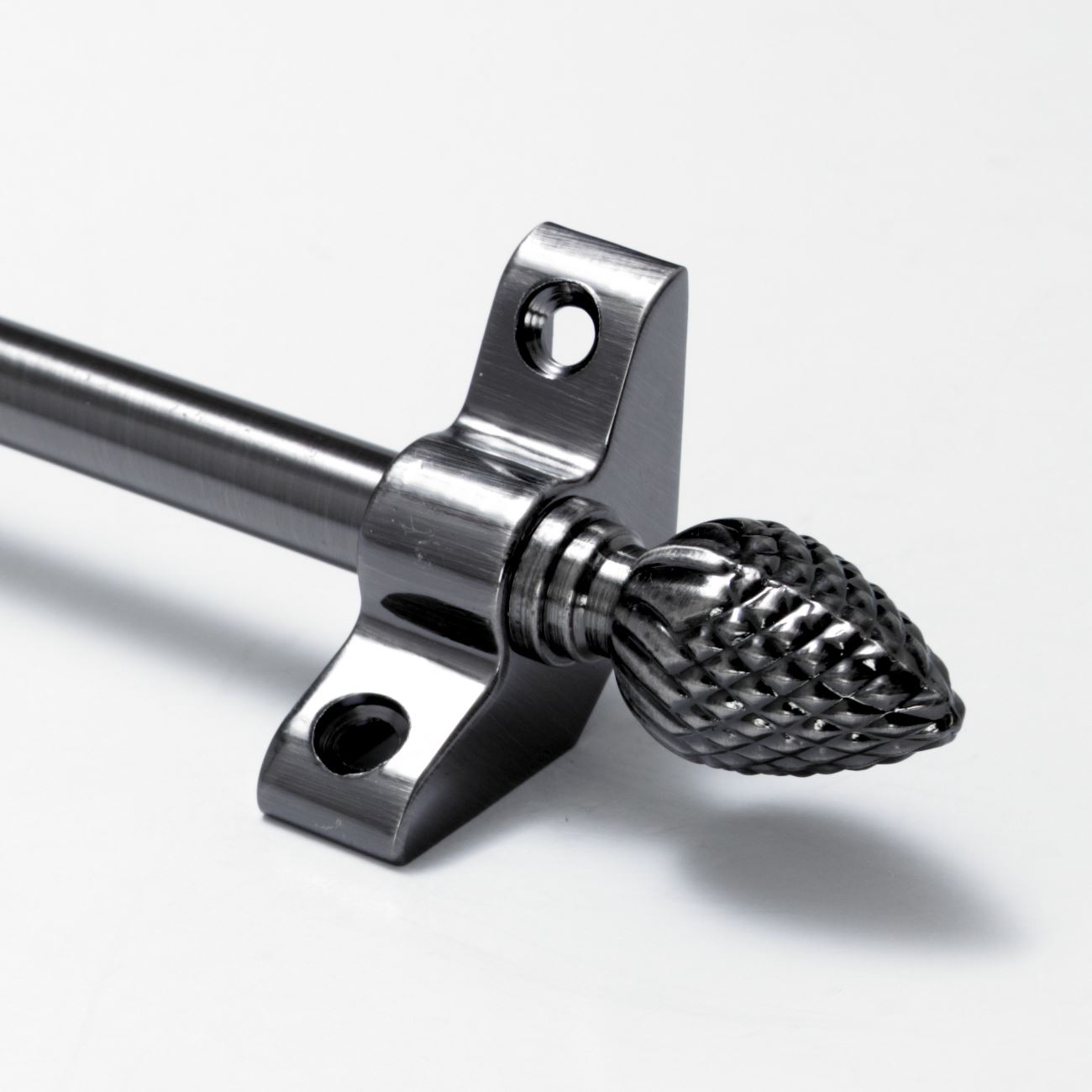 Antique Pewter Stair Rods 3/8" x 28.5" Simplicity Pine Finial eBay