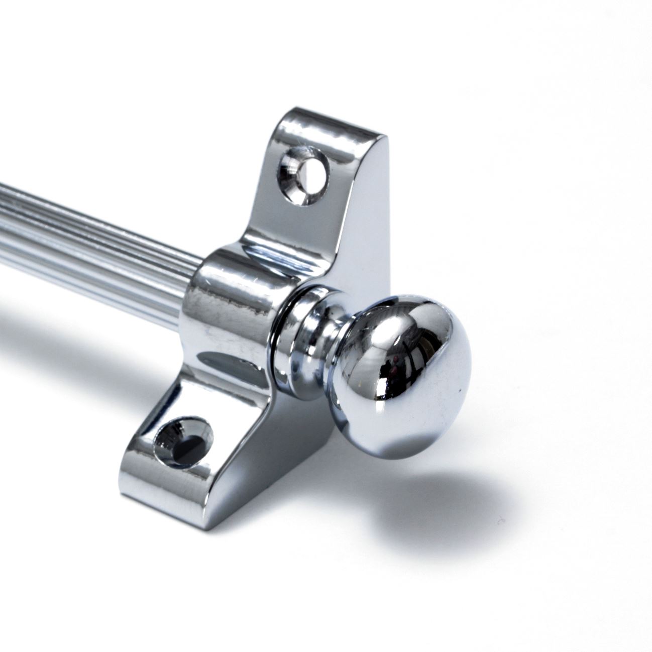 13 X Polished Chrome Stair Rods 3/8" x 28.5" Norfolk Reed Round