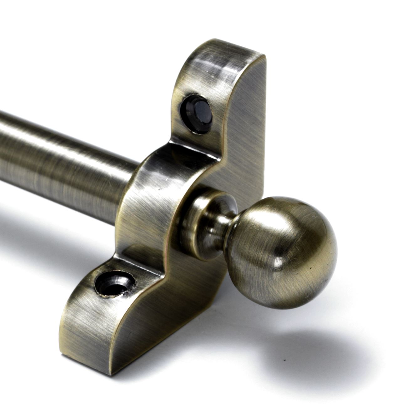 13 X Antique Brass Stair Rods 1/2" x 28.5" Premium Range Ball Finial eBay