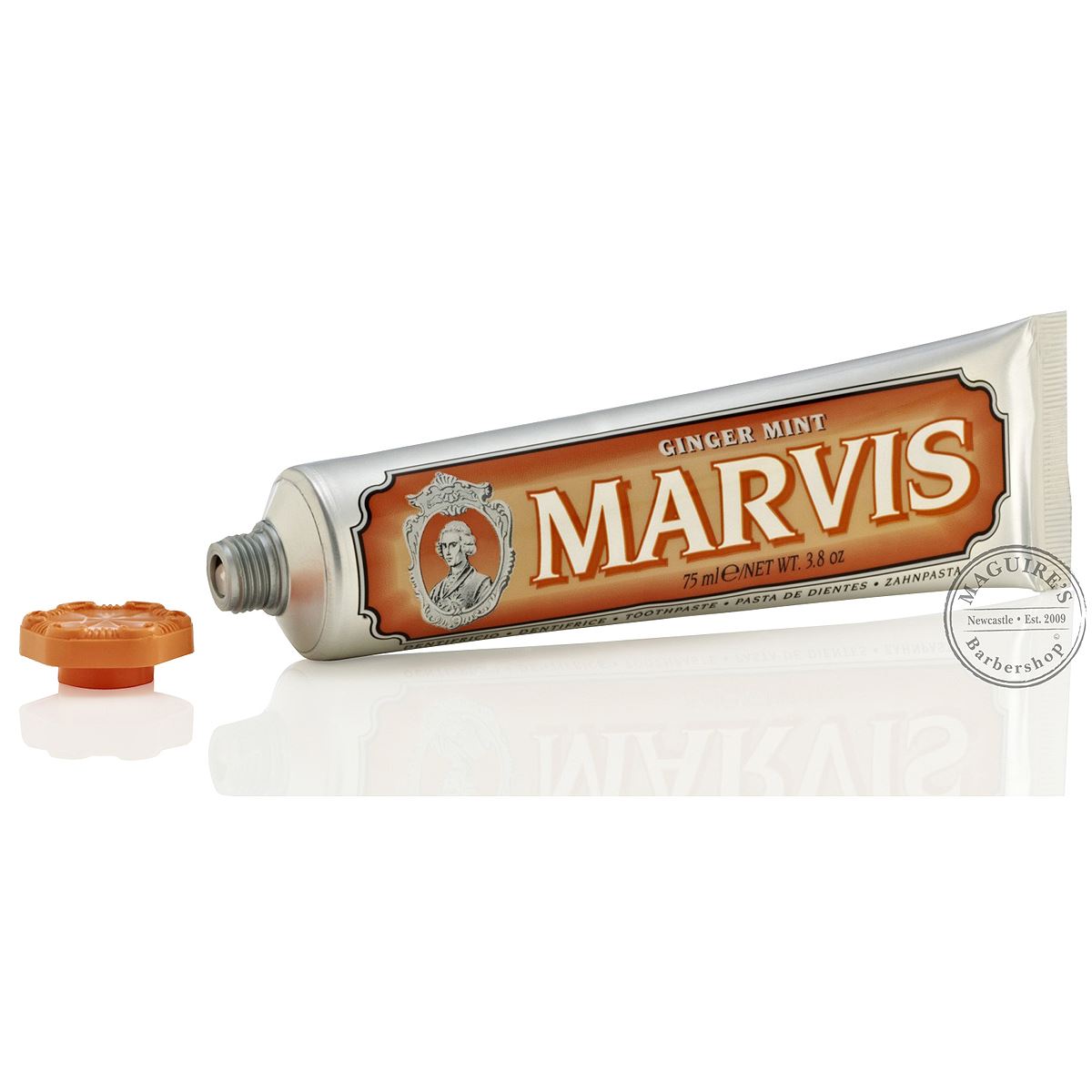 Marvis Ginger Mint Luxury Italian Toothpaste 75ml (Orange) eBay