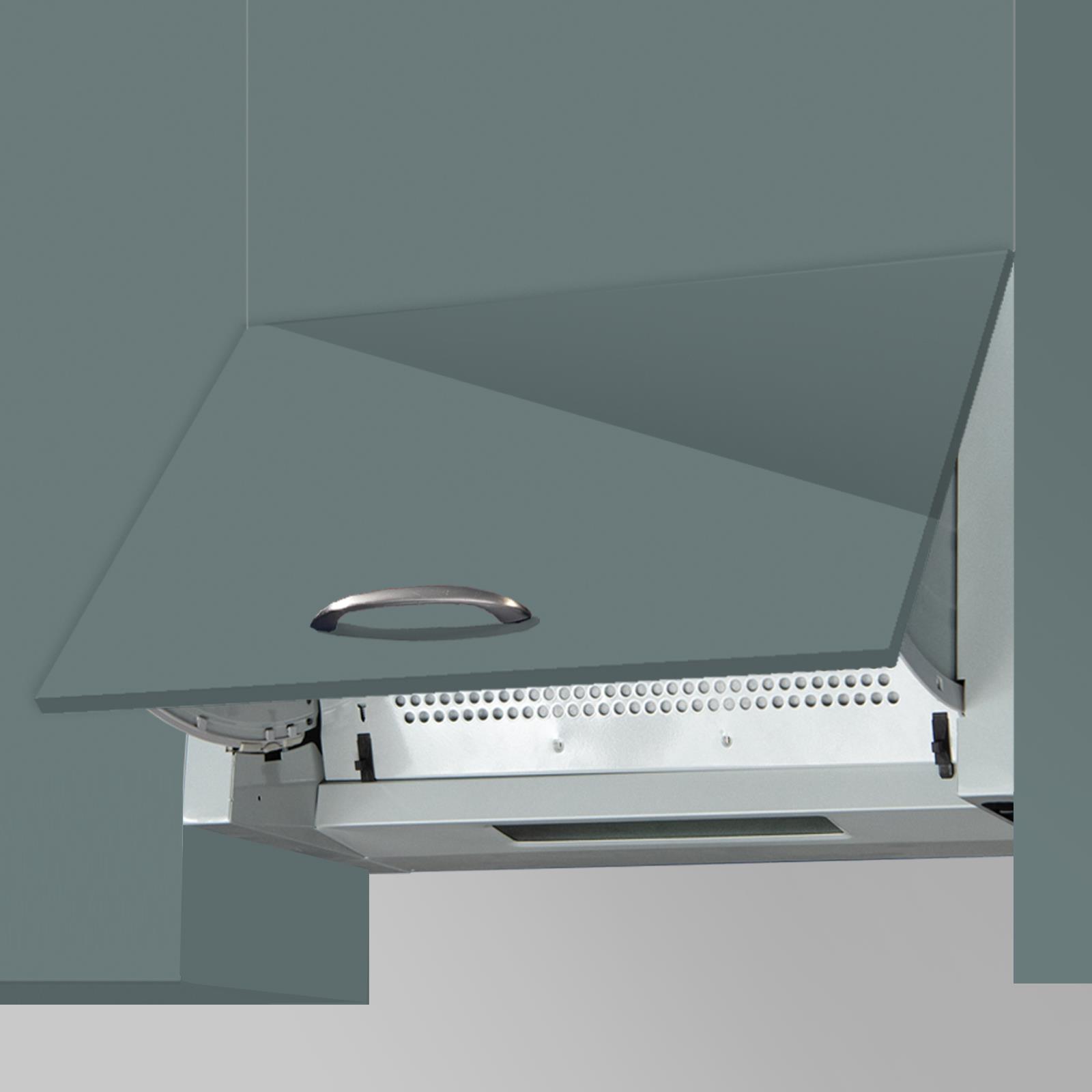SIA INT60SS 60cm Silver Integrated Built In Cooker Hood Kitchen