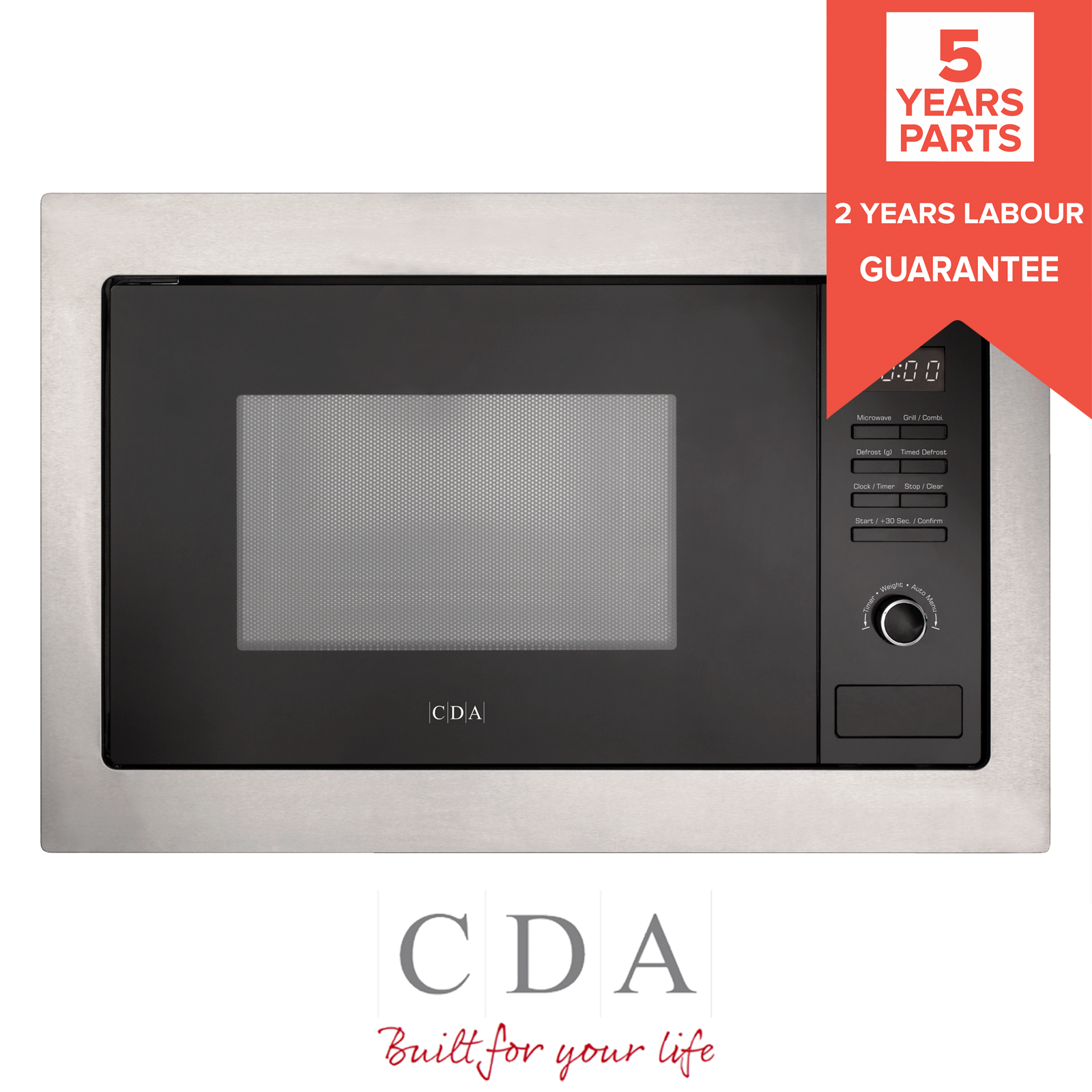 CDA VM231SS Stainless Steel 900W Integrated Combination Microwave Oven