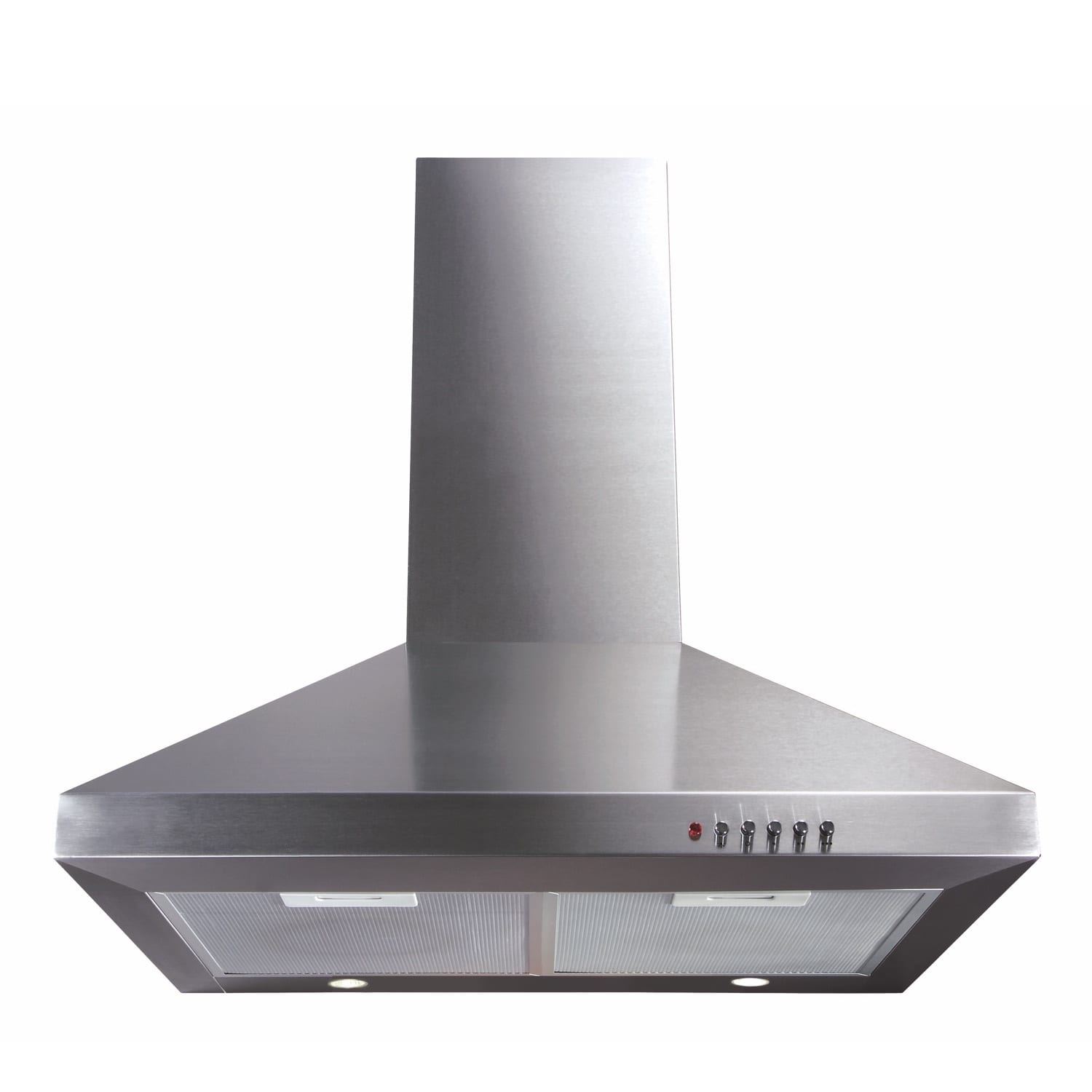 CDA ECH61SS 60cm Stainless Steel Chimney Cooker Hood Kitchen Extractor