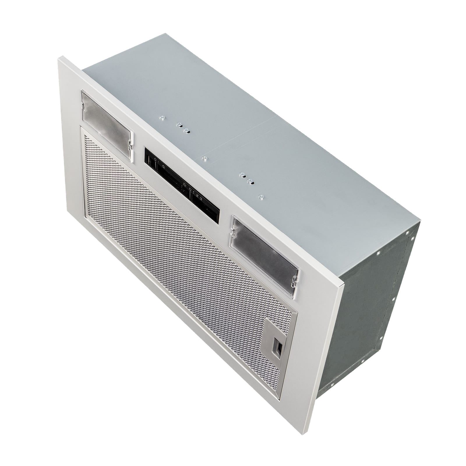 SIA UC52SI 52cm Built In Cupboard Canopy Cooker Hood Extractor Fan + 3m