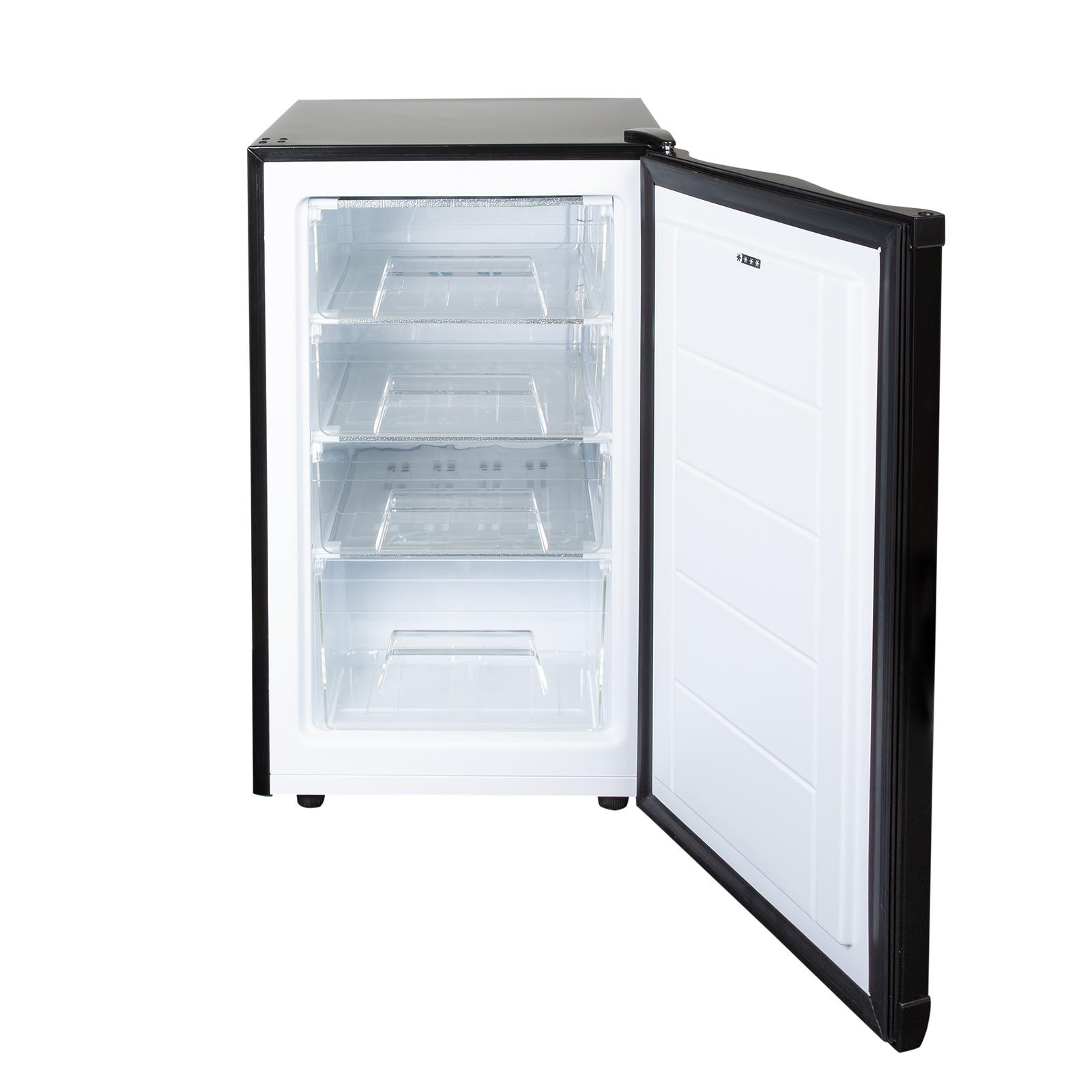 SIA UCF50BL/E 50cm Black Freestanding Under Counter Freezer 80L - GRADED - Picture 1 of 7