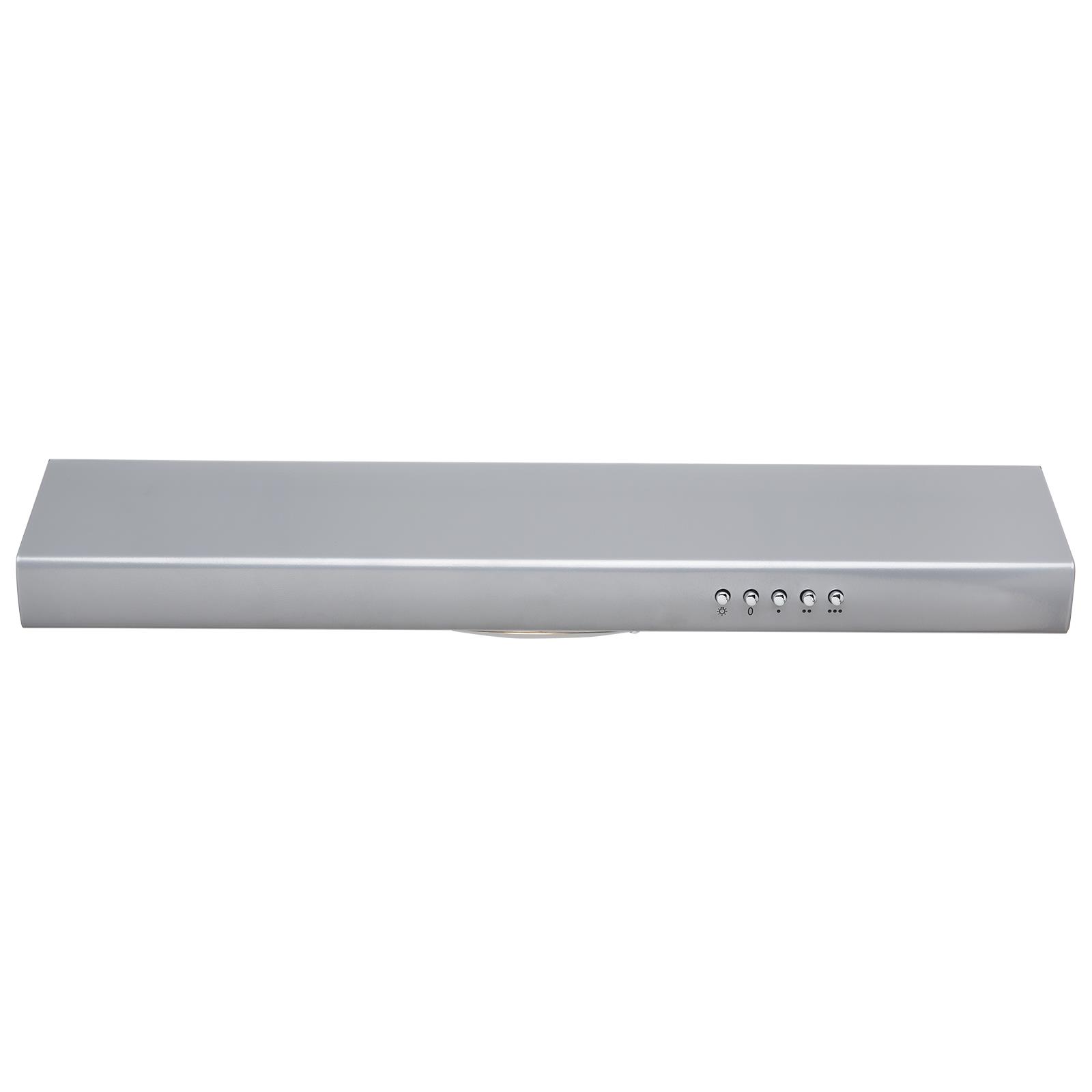 SIA STH60SI 60cm Silver Slimline Visor Cooker Hood Kitchen Extractor