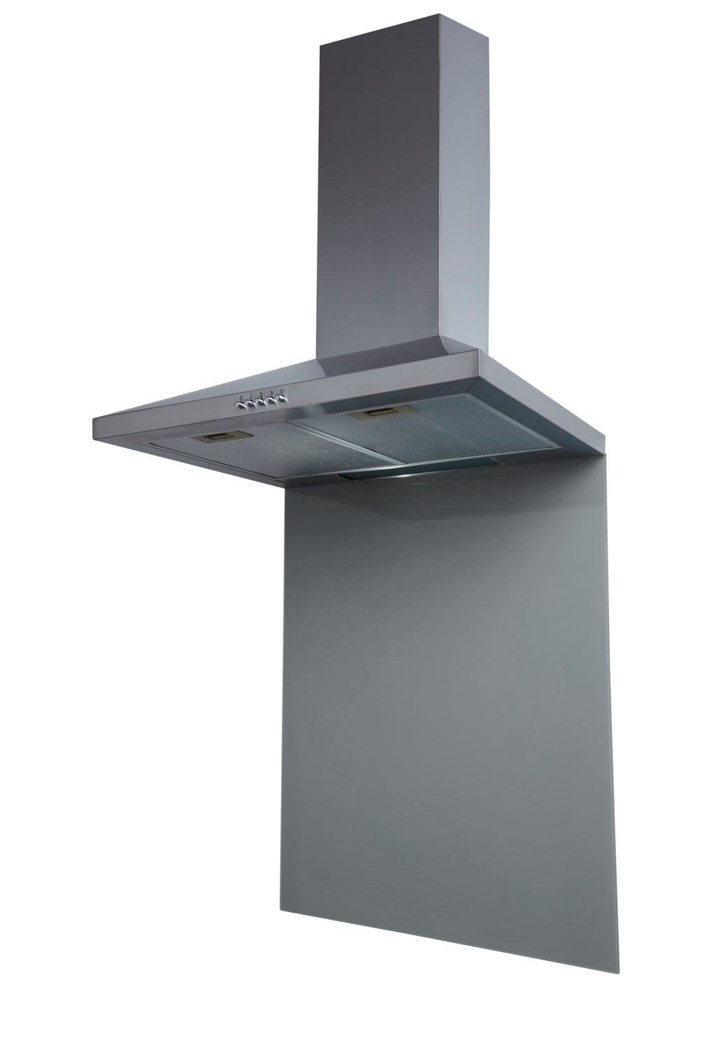 SIA SP60WG 60cm x 75cm Toughened Brushed White Kitchen Glass Splashback