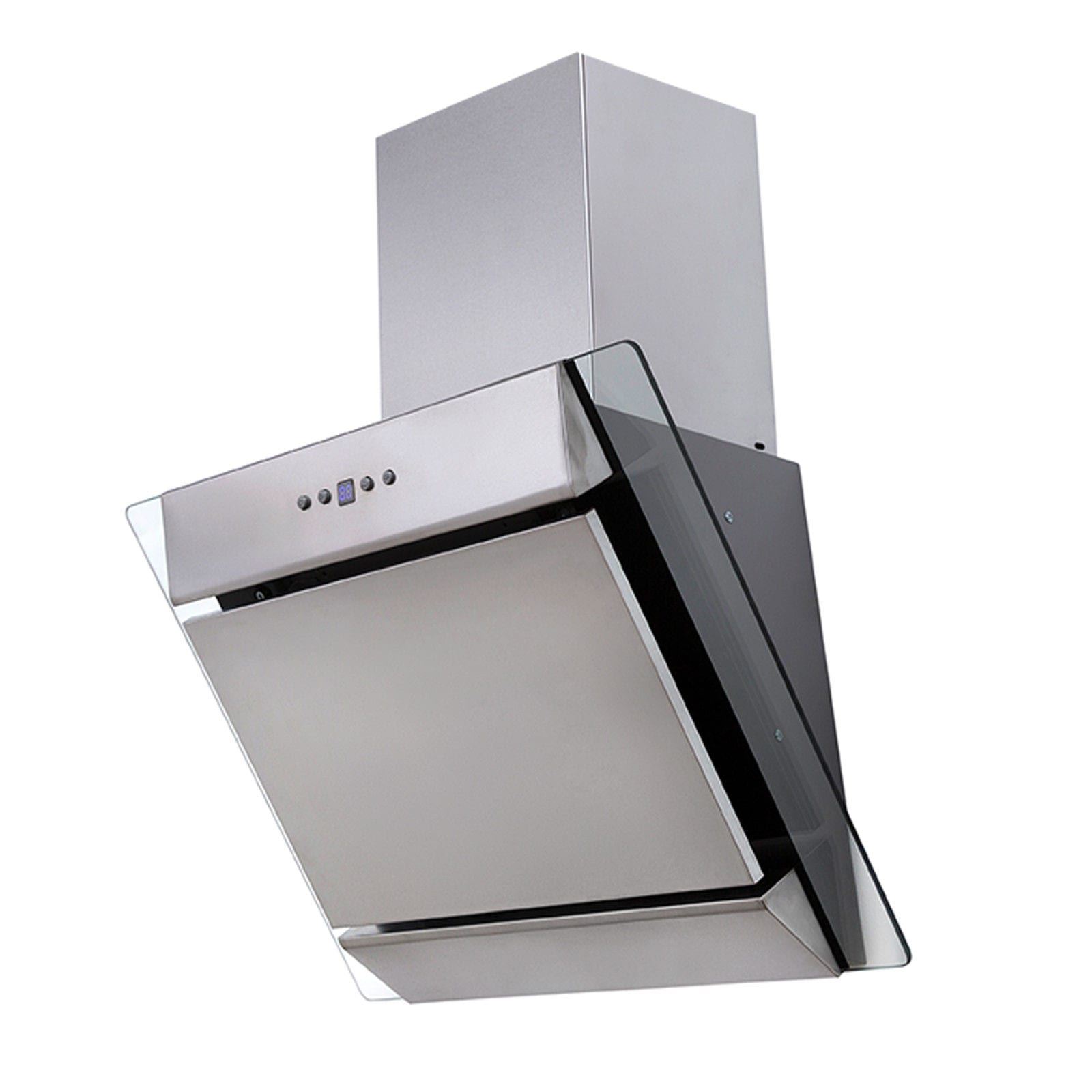 SIA AGL71SS 70cm Stainless Steel Angled Chimney Cooker Hood Kitchen