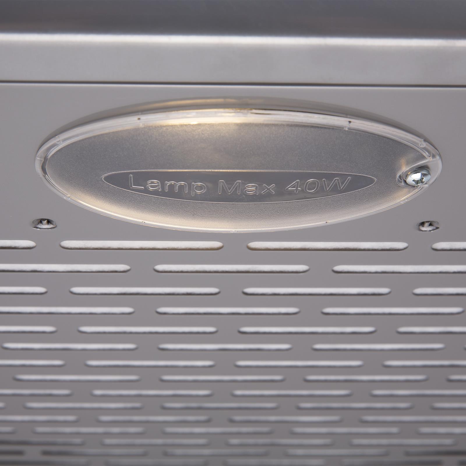 SIA STH60SI 60cm Silver Slimline Visor Cooker Hood Kitchen Extractor